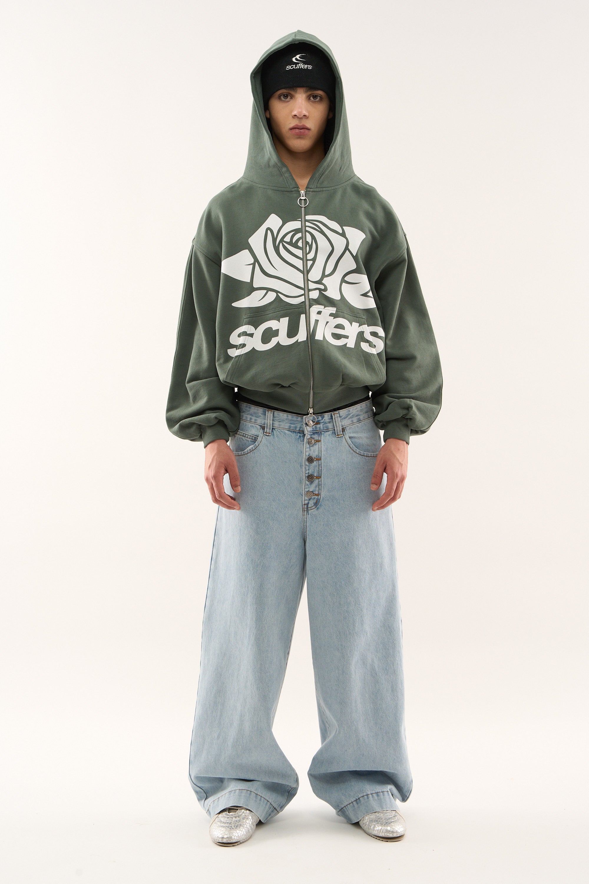 Fille Verte Fermeture Éclair