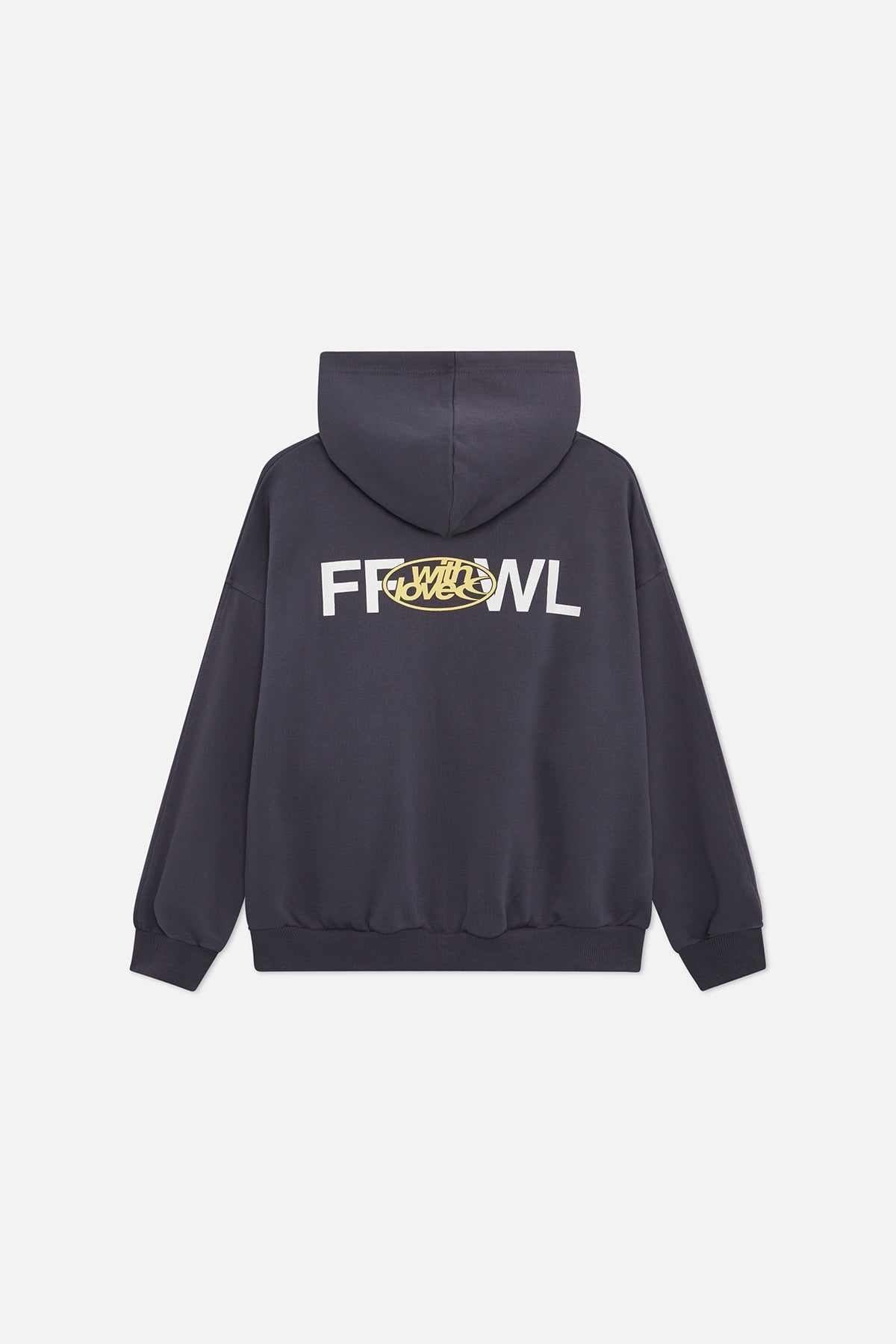 Sweat à capuche zippé bleu marine Caviar