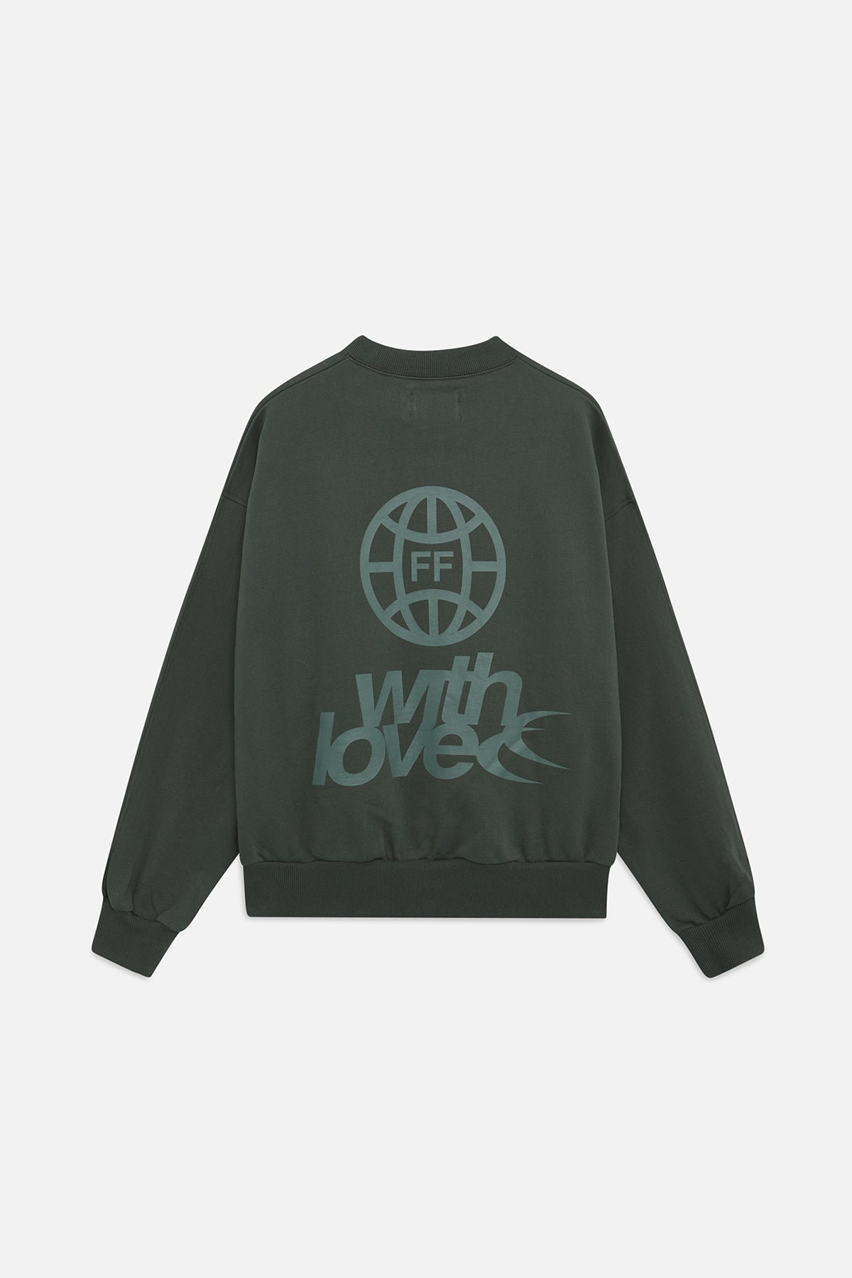 Pull ras du cou vert WLW