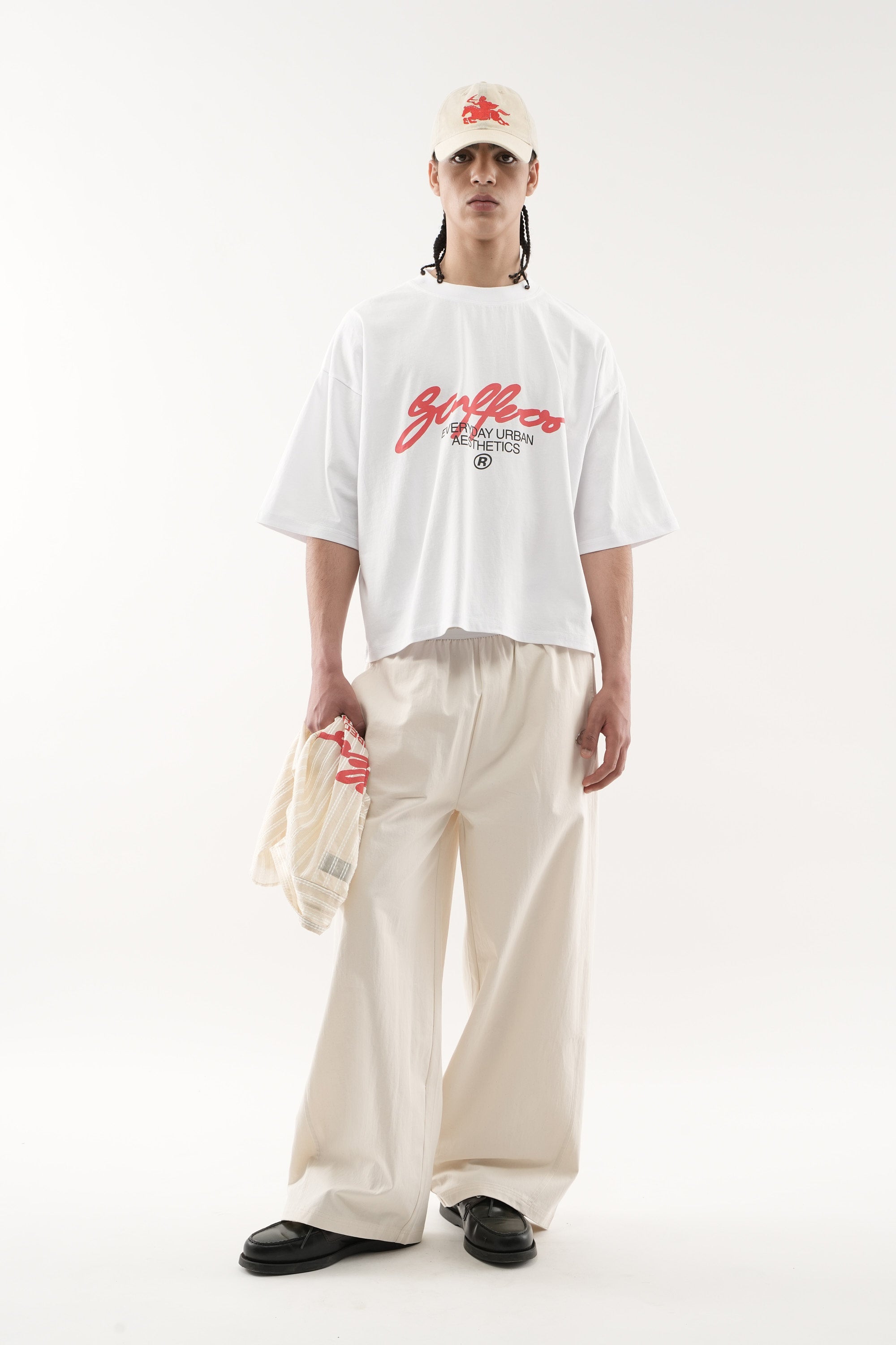 T-shirt blanc signature