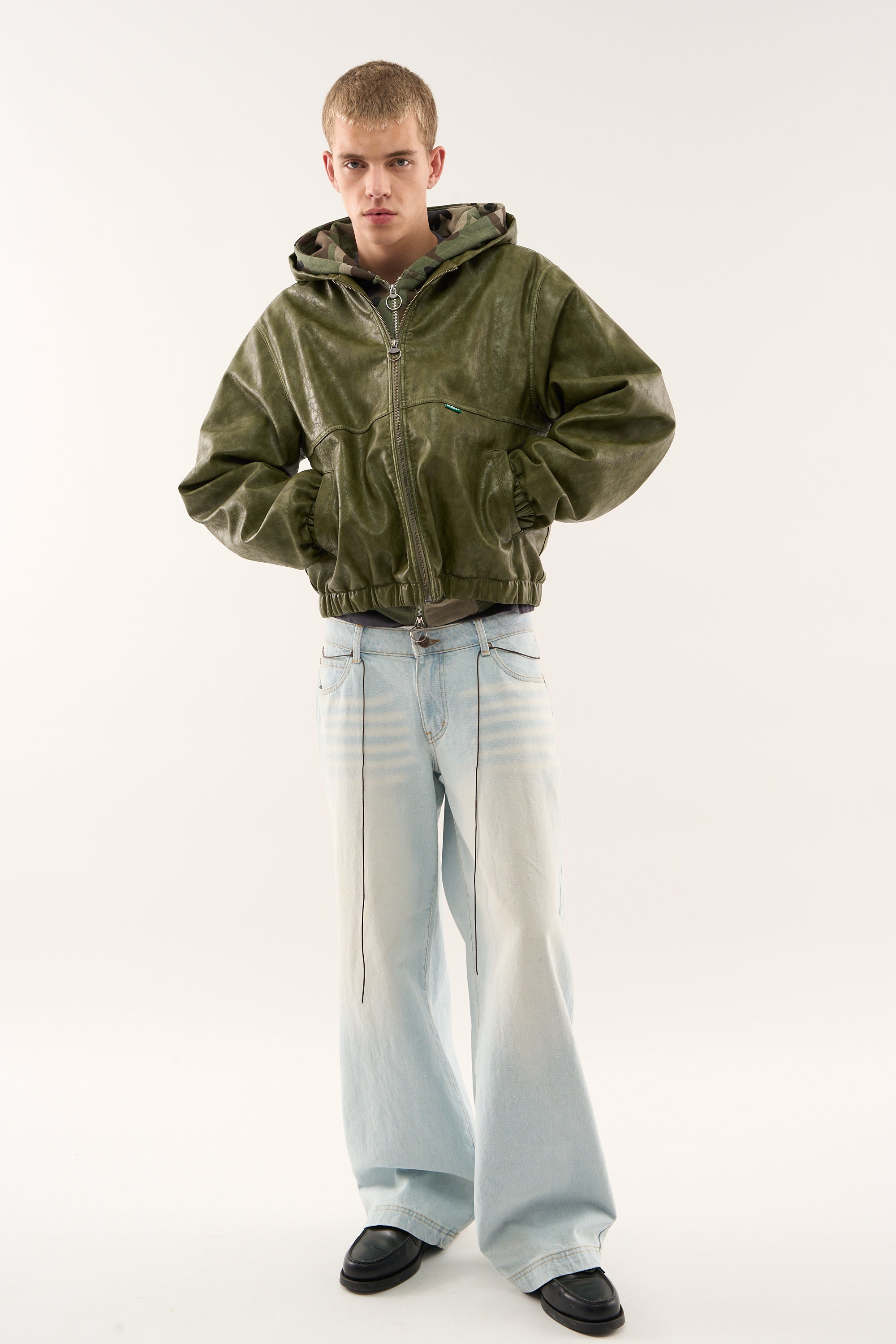 Veste de travail verte