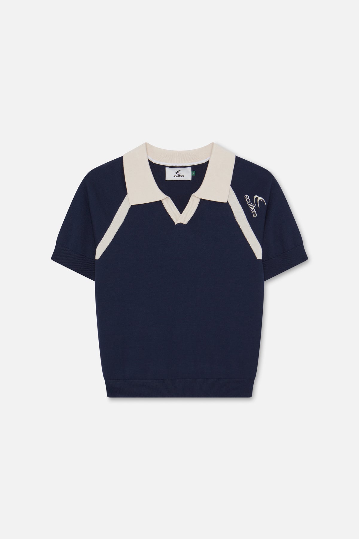 Polo bleu marine Line