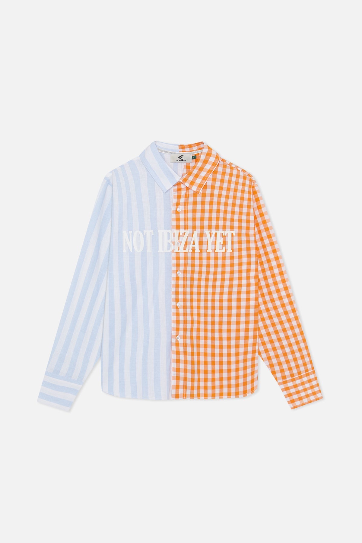 Pas Ibiza encore une fois, chemise orange