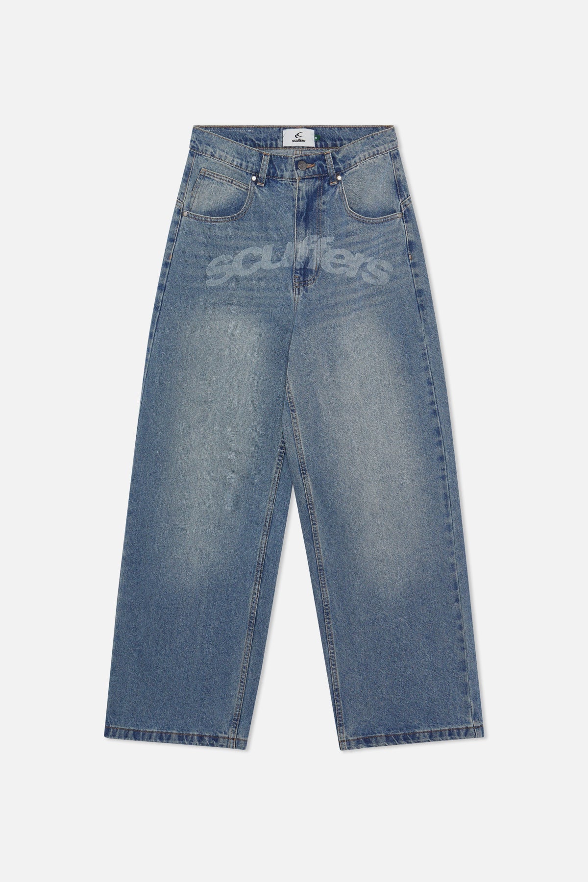 Pantalon bleu éclatant