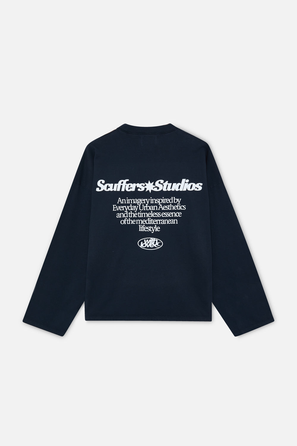 Sweat-shirt foncé à imagerie