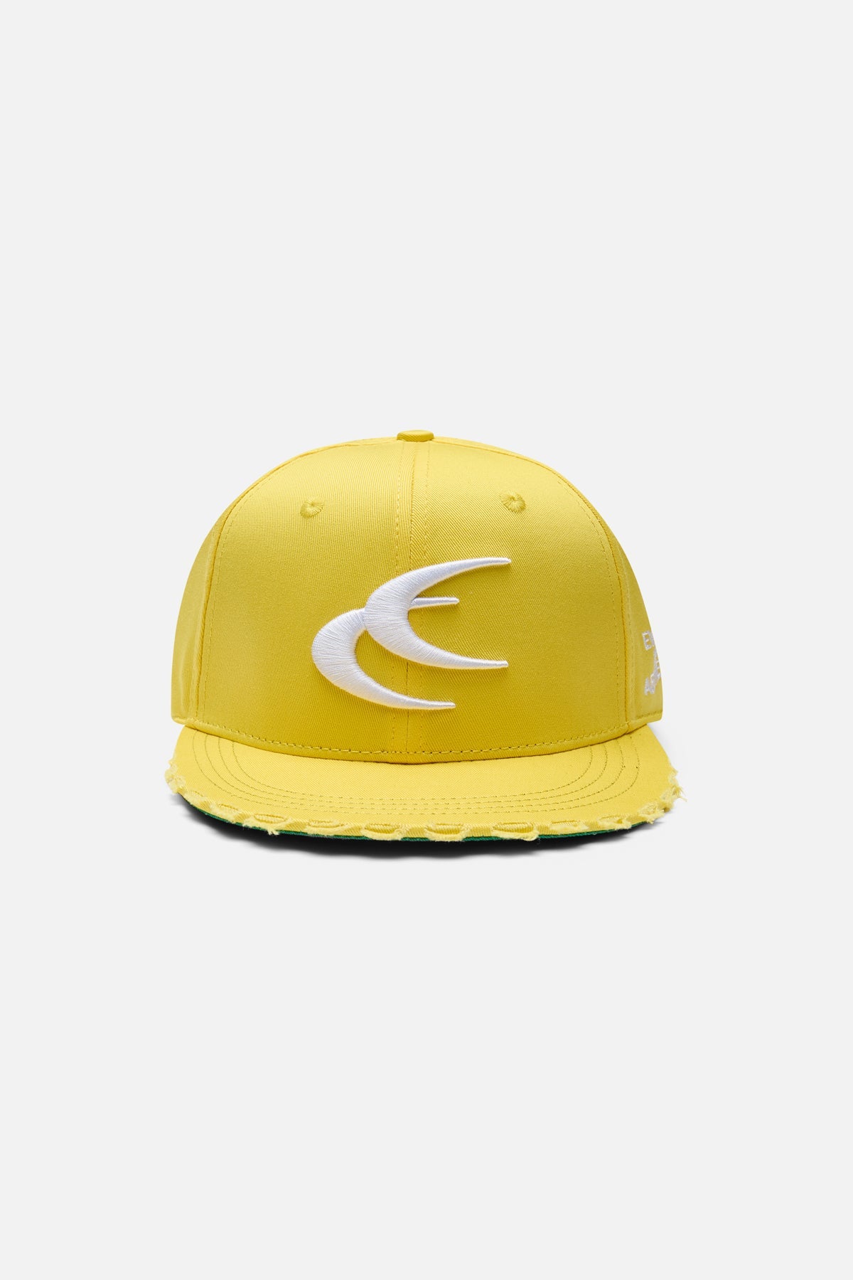 Casquette jaune ajustée SCFF