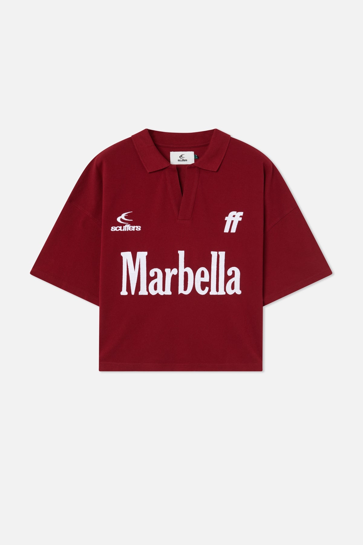 Polo Marbella rouge foncé