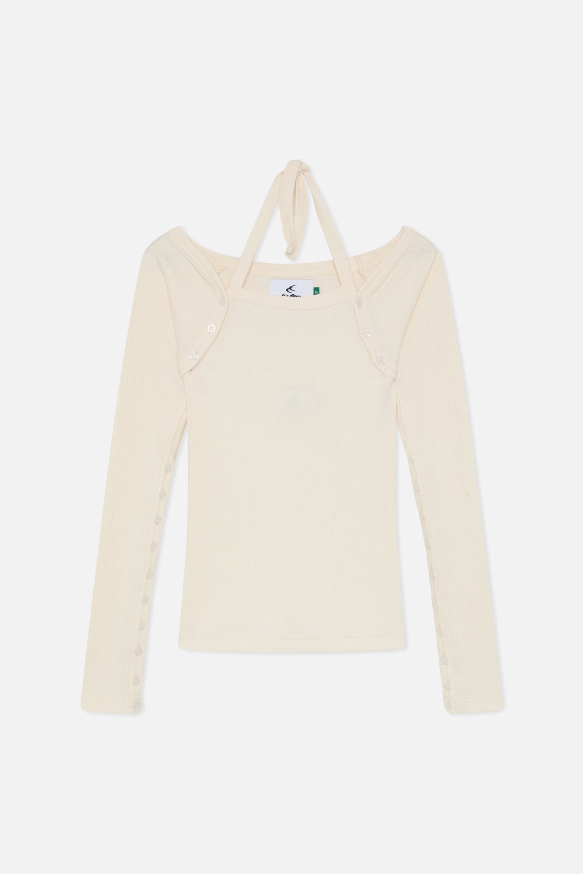 Toggle Ecru manches longues