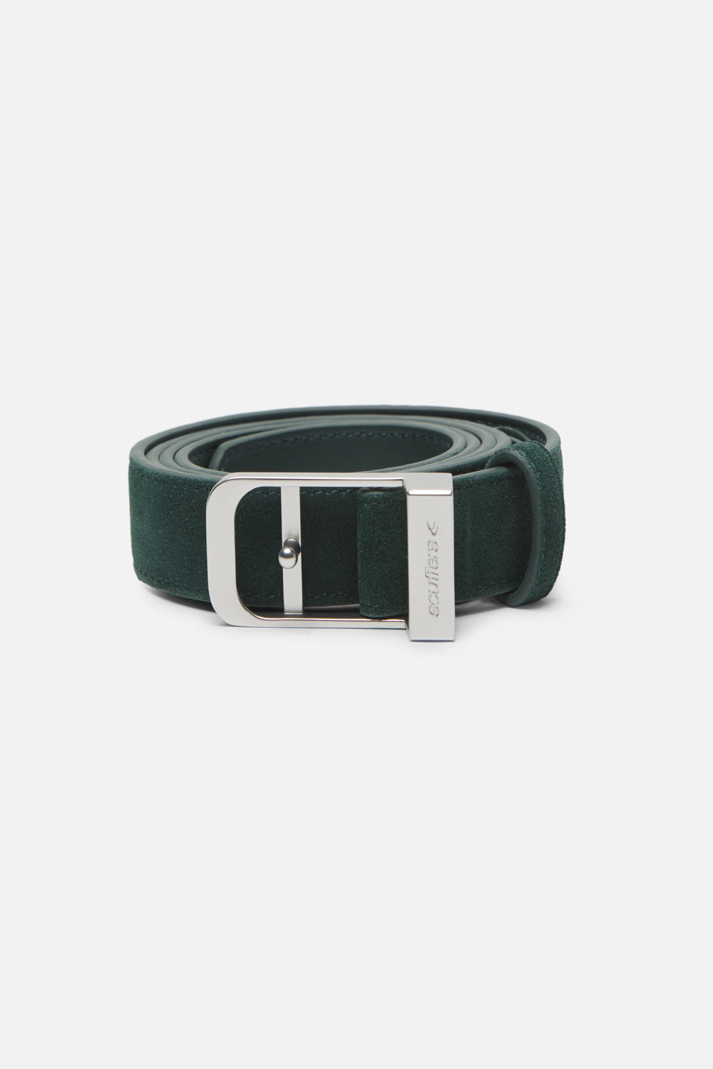 Ceinture verte en daim