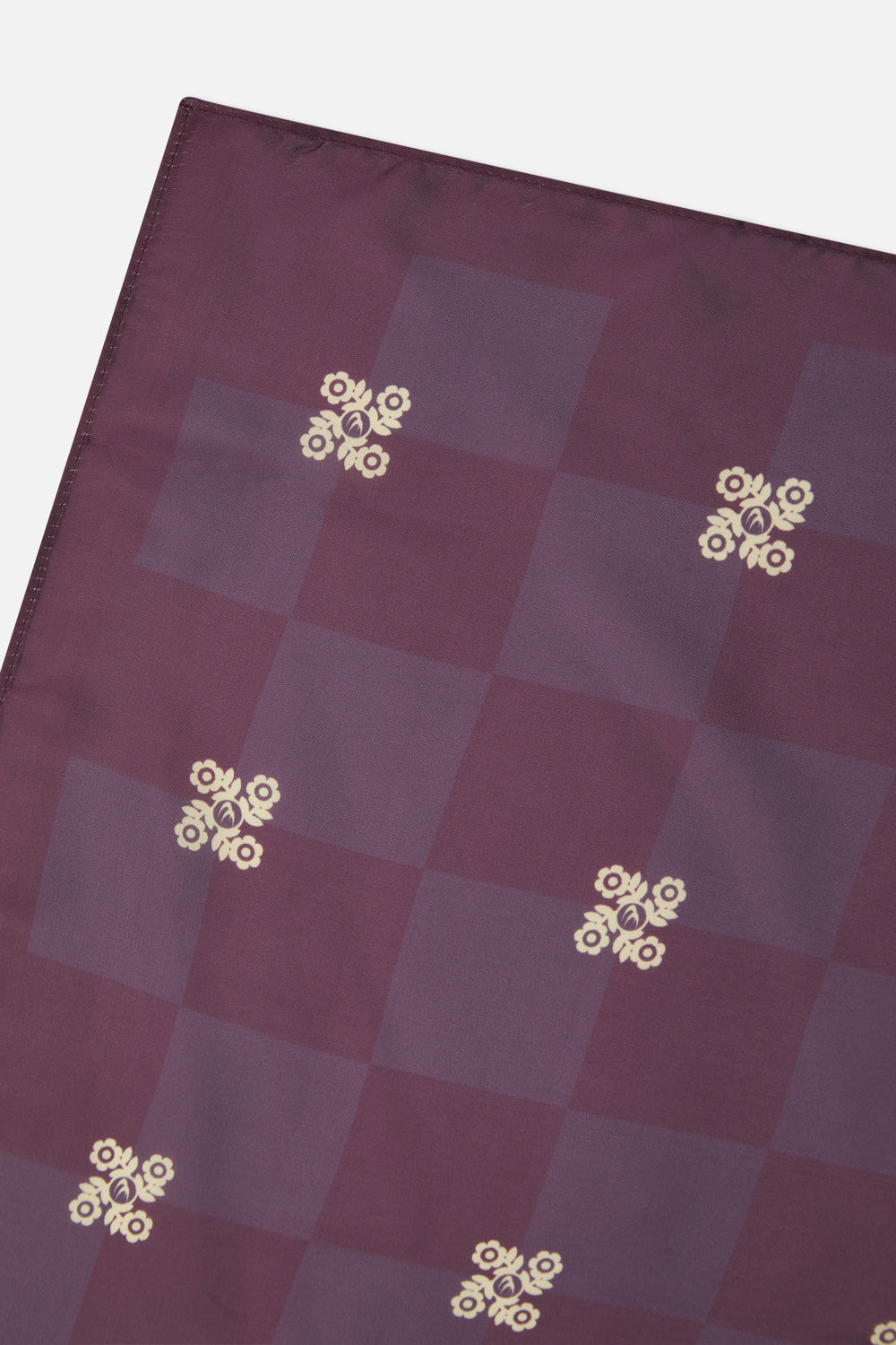 Bandana bordeaux à pollen