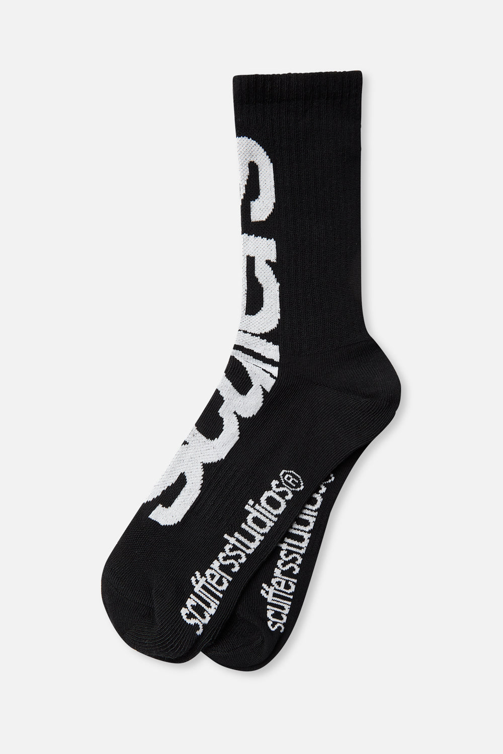 Chaussettes noires pleines