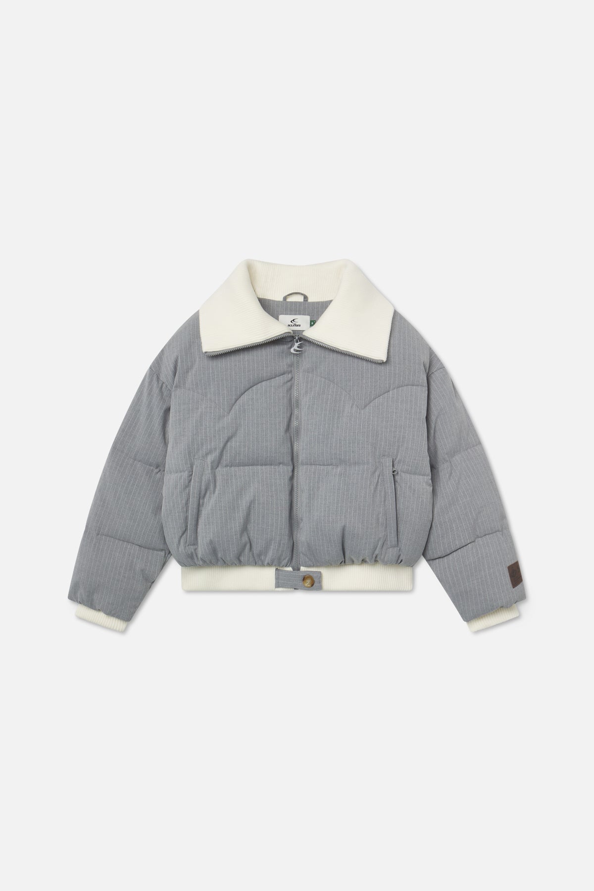 Doudoune Donatello gris clair