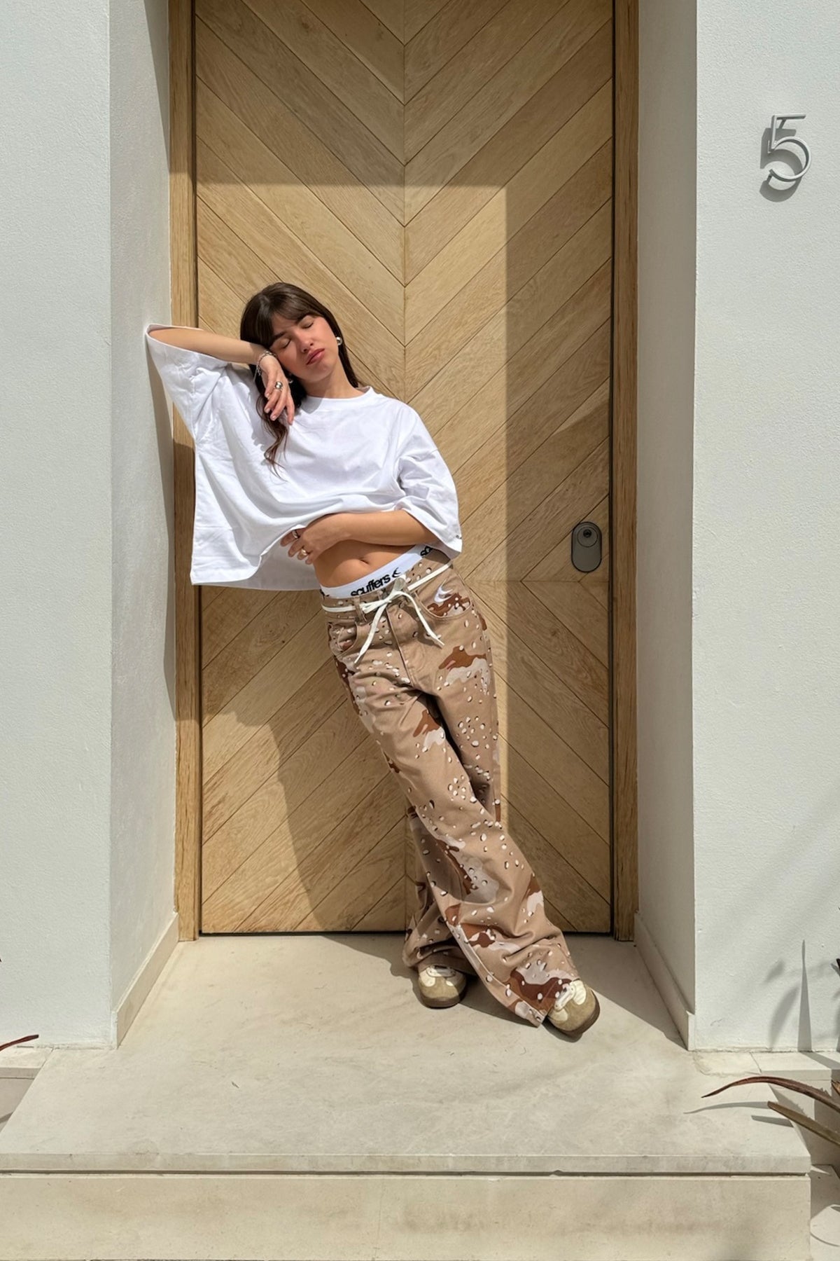 Lot de t-shirts blancs basiques