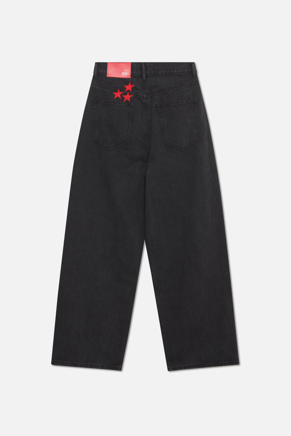 Pantalon Jumbo noir délavé
