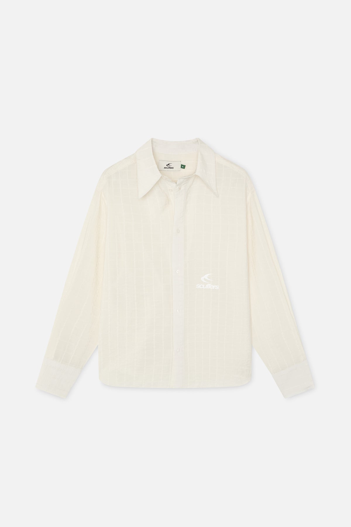 Chemise écrue d'été années 70