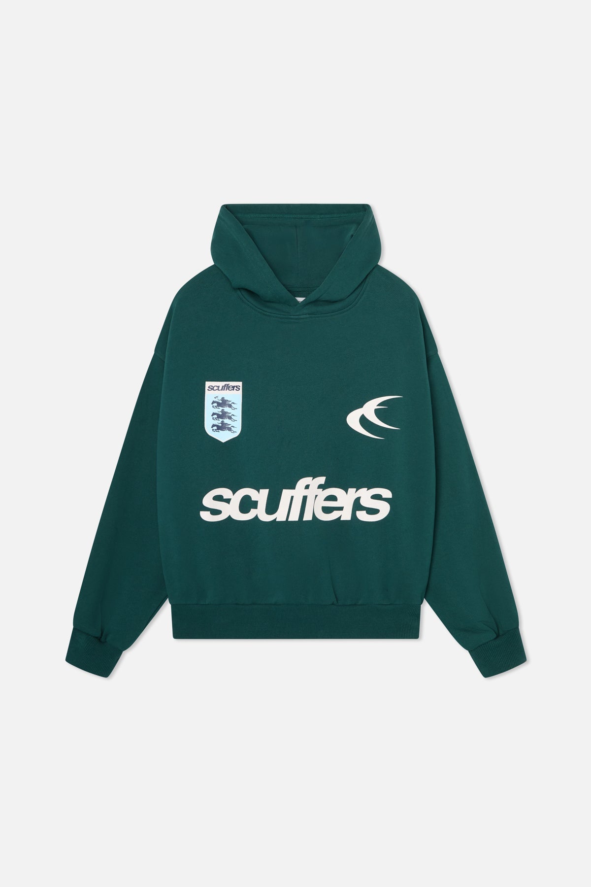 Sweat à capuche vert pique-nique