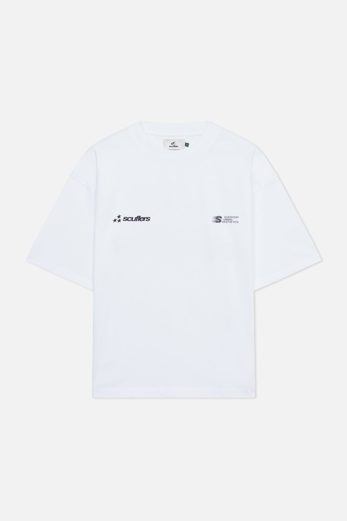 T-shirt blanc duveteux