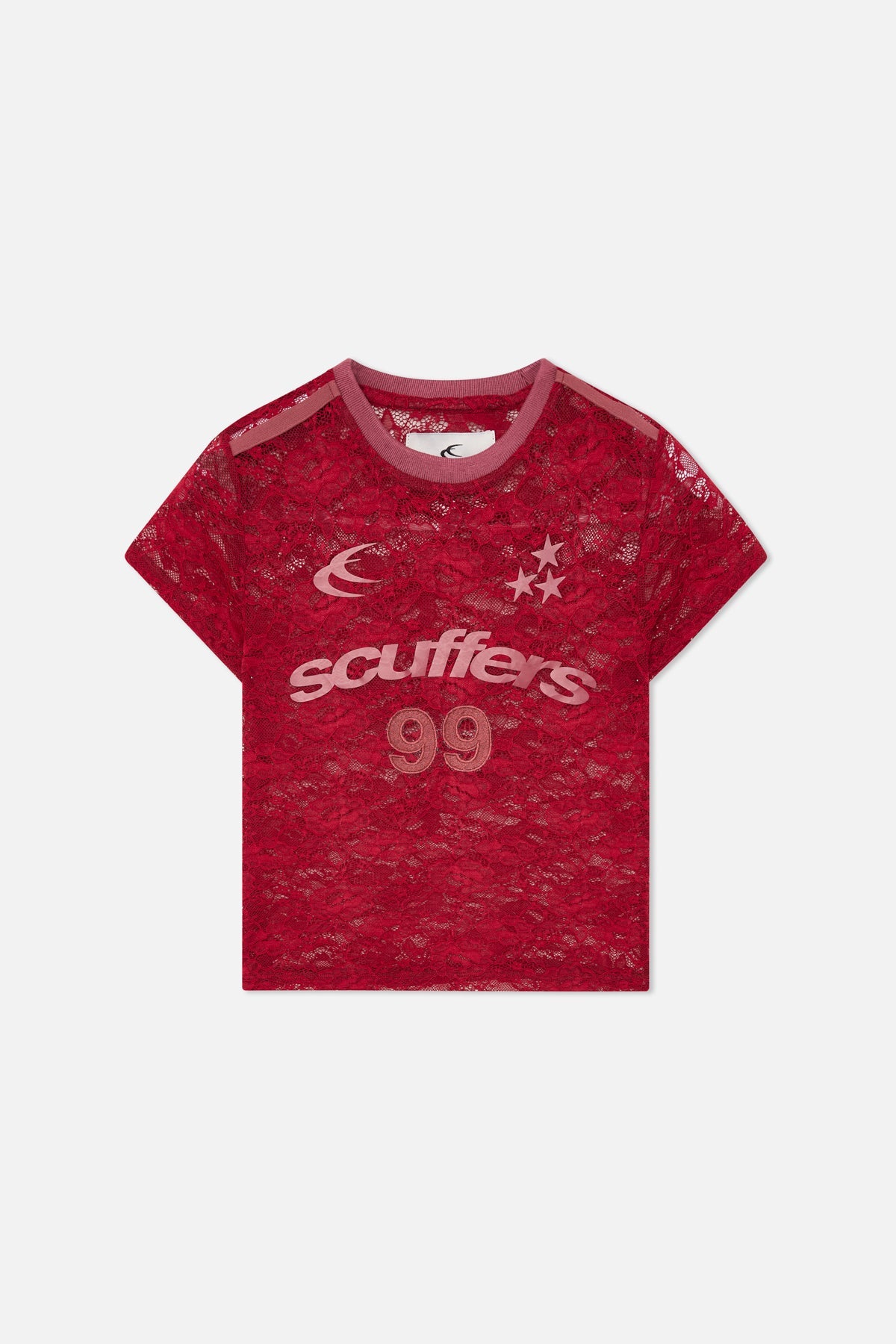 Haut bordeaux en dentelle 99