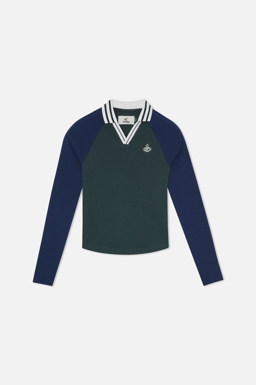 T-shirt à manches longues Bow Navy