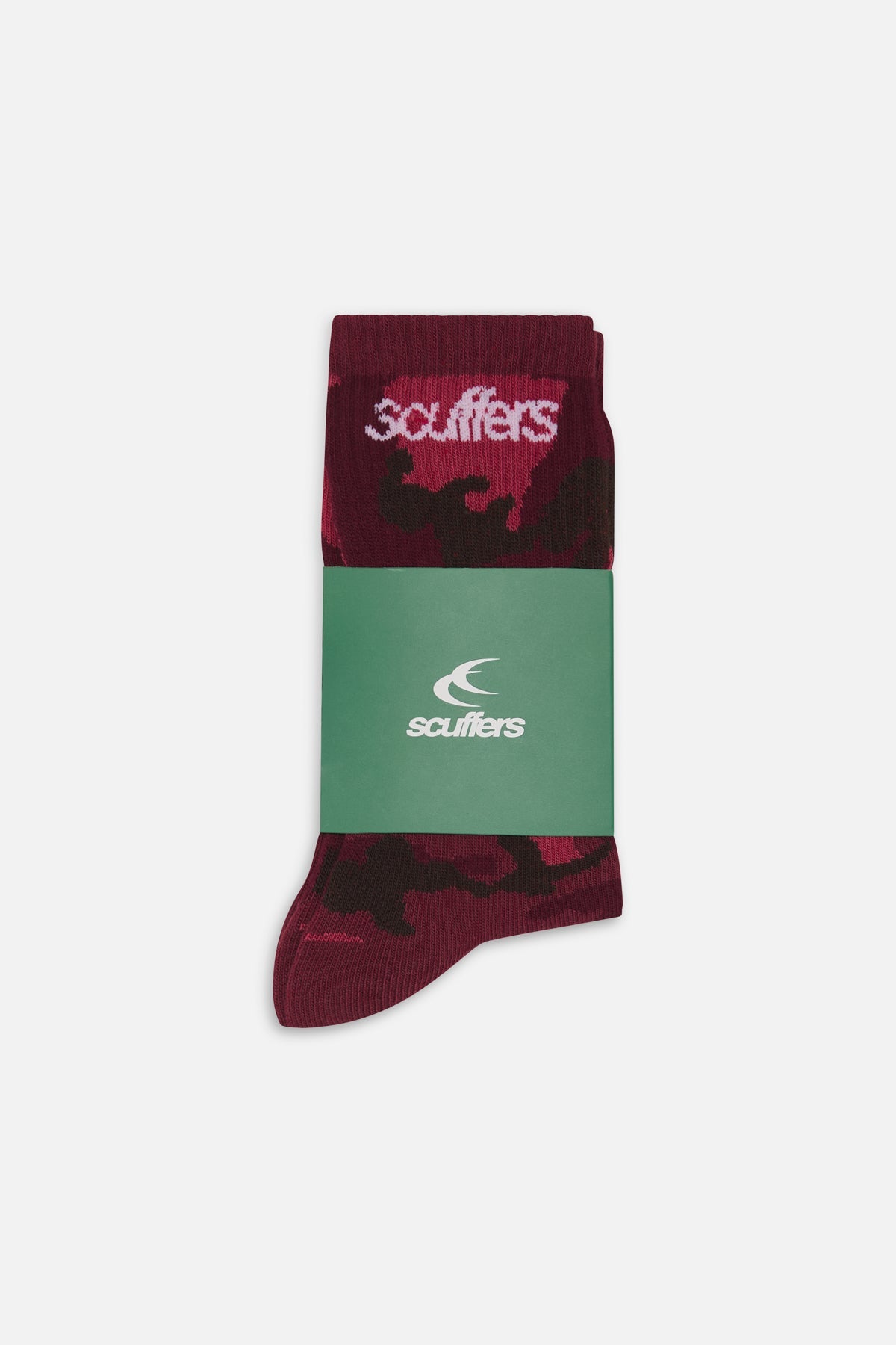 Chaussettes camouflage bordeaux