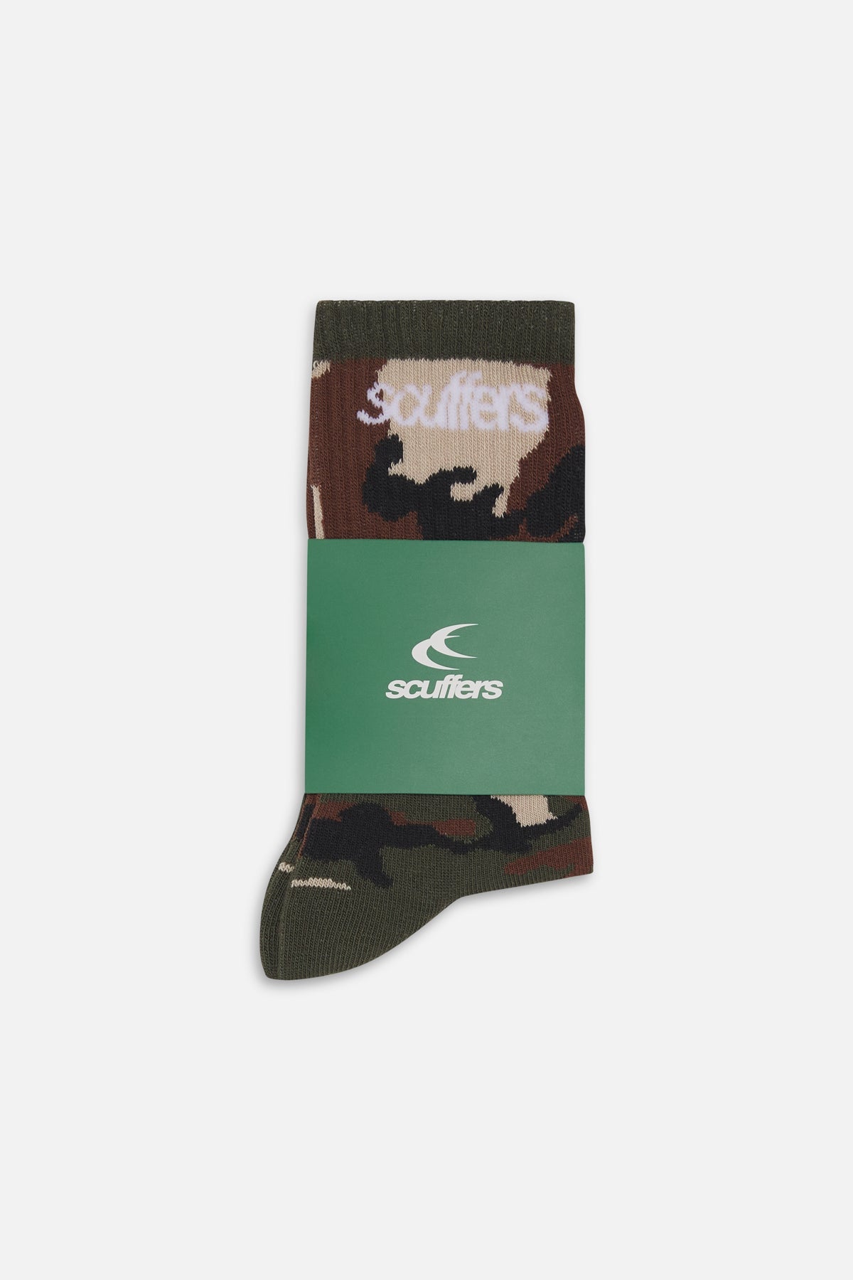 Chaussettes vert camouflage