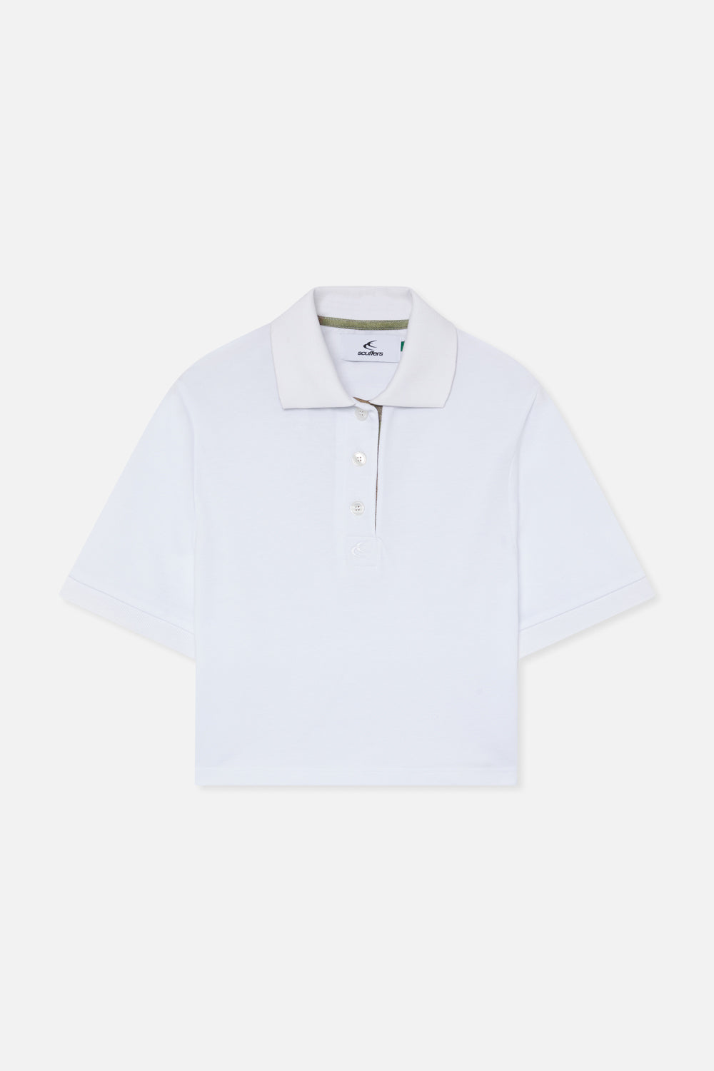 Polo blanc camouflage