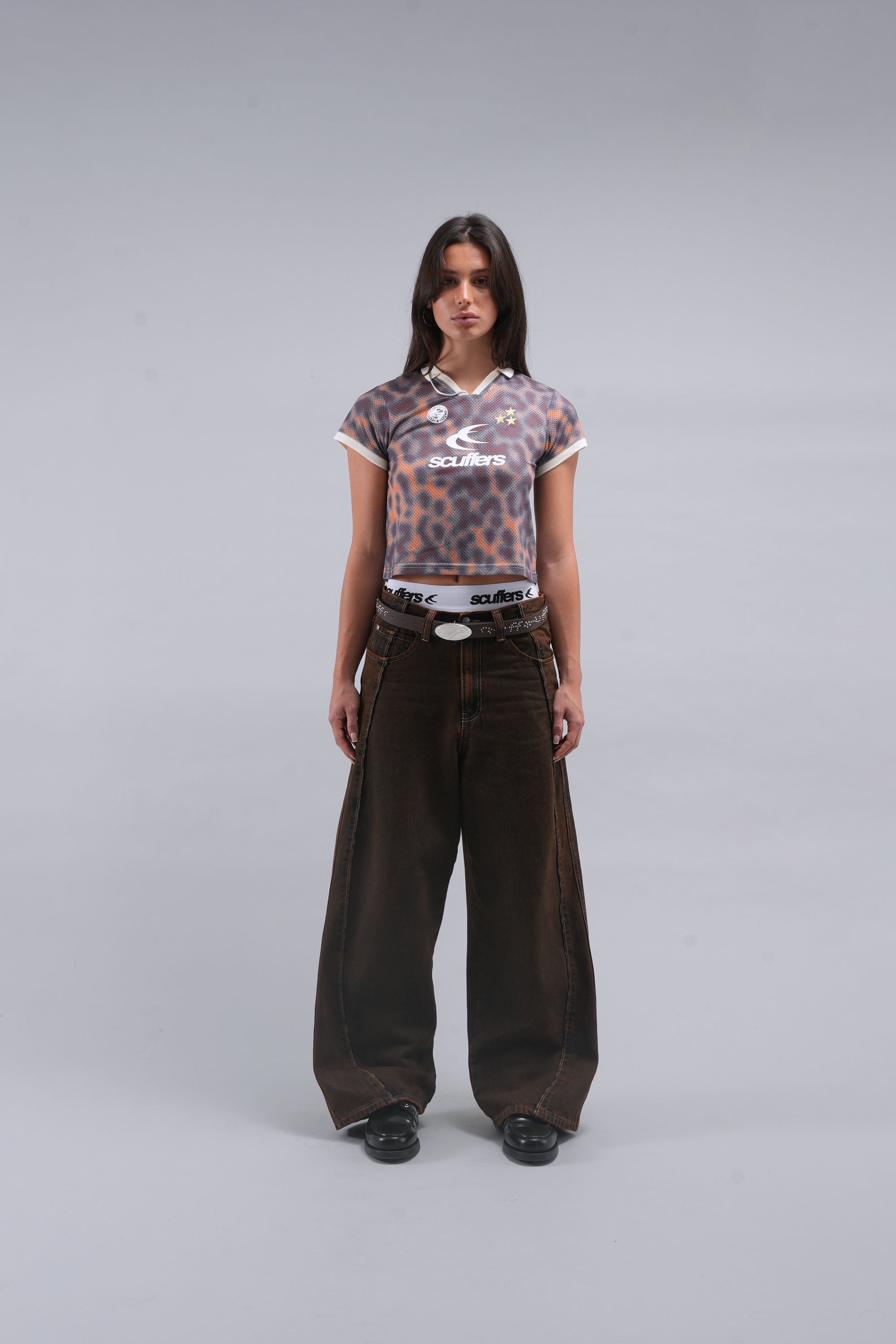 Pantalon marron Mowa