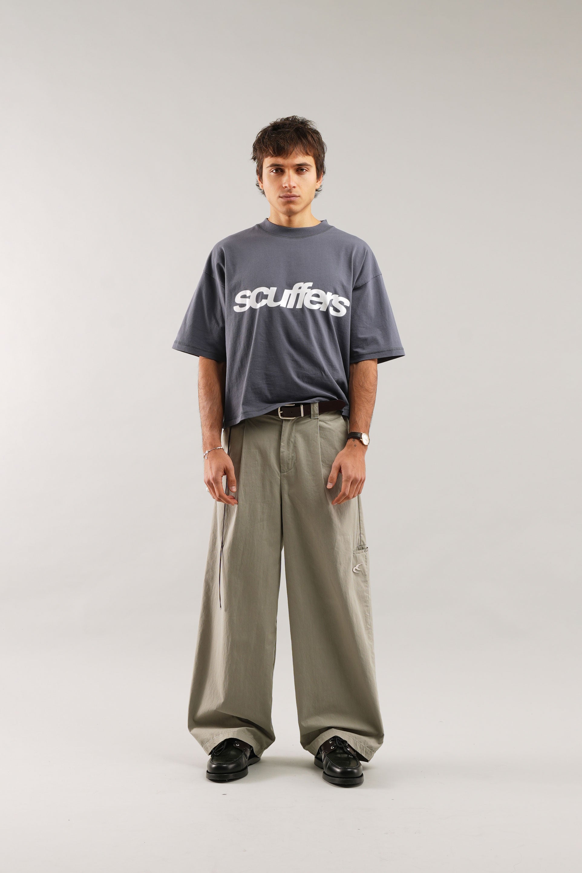 T-shirt bleu poussiéreux New Age