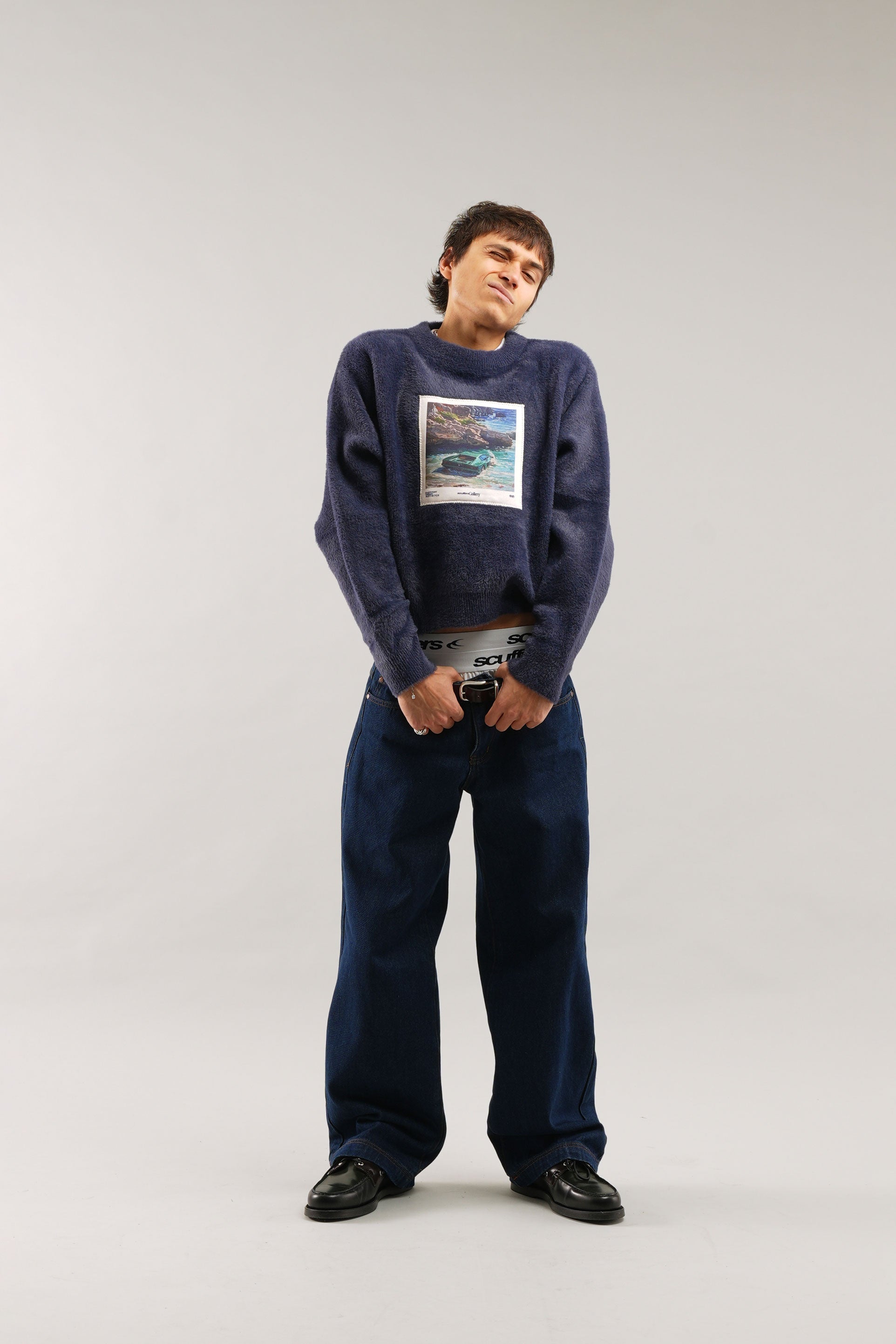 Huile n° 1 Tricot marine