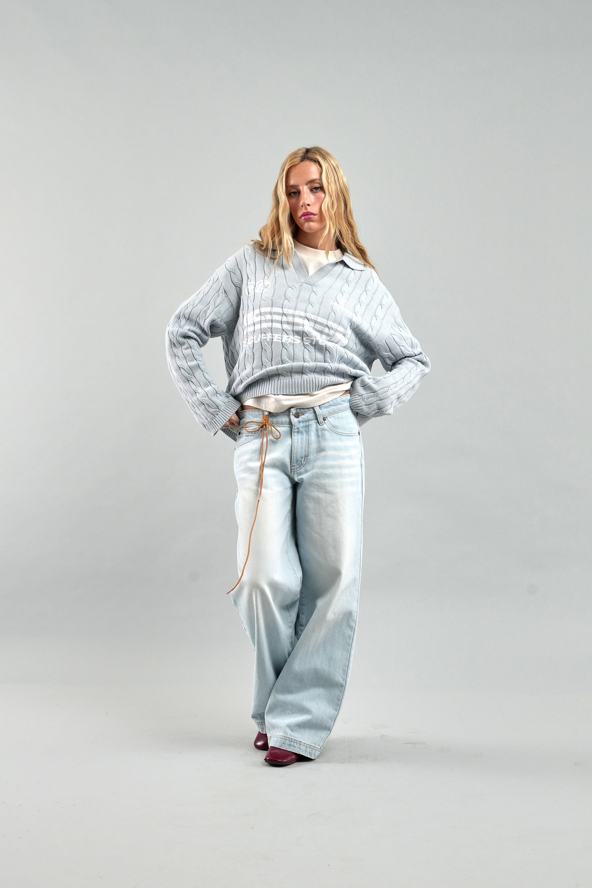 Trench Polo bleu clair