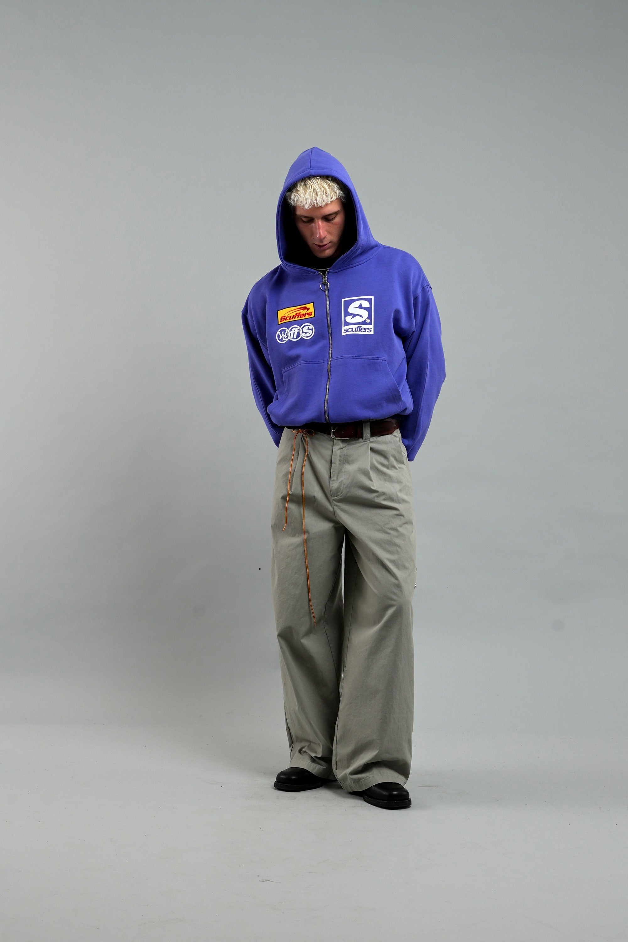 Fermeture éclair bleue Starnova