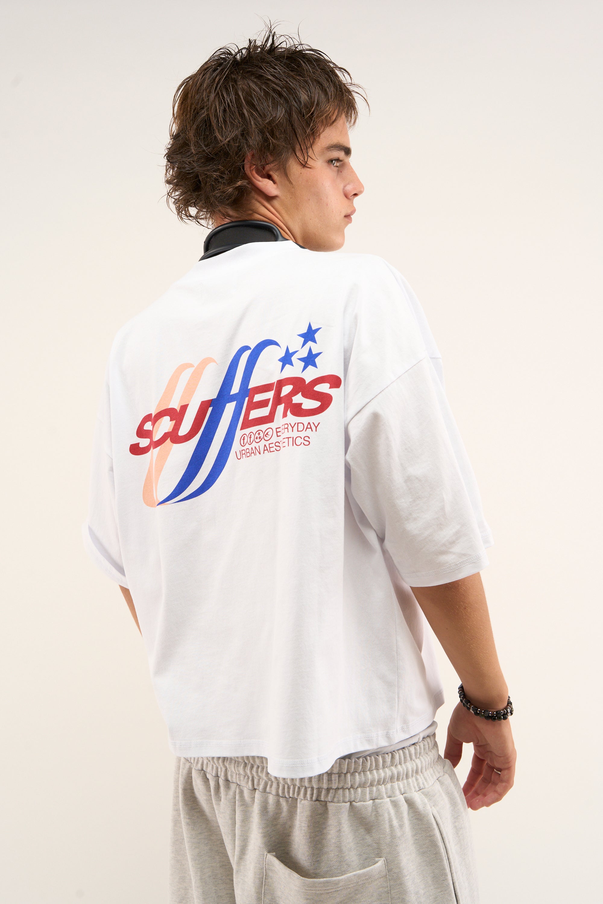 T-shirt blanc Nation