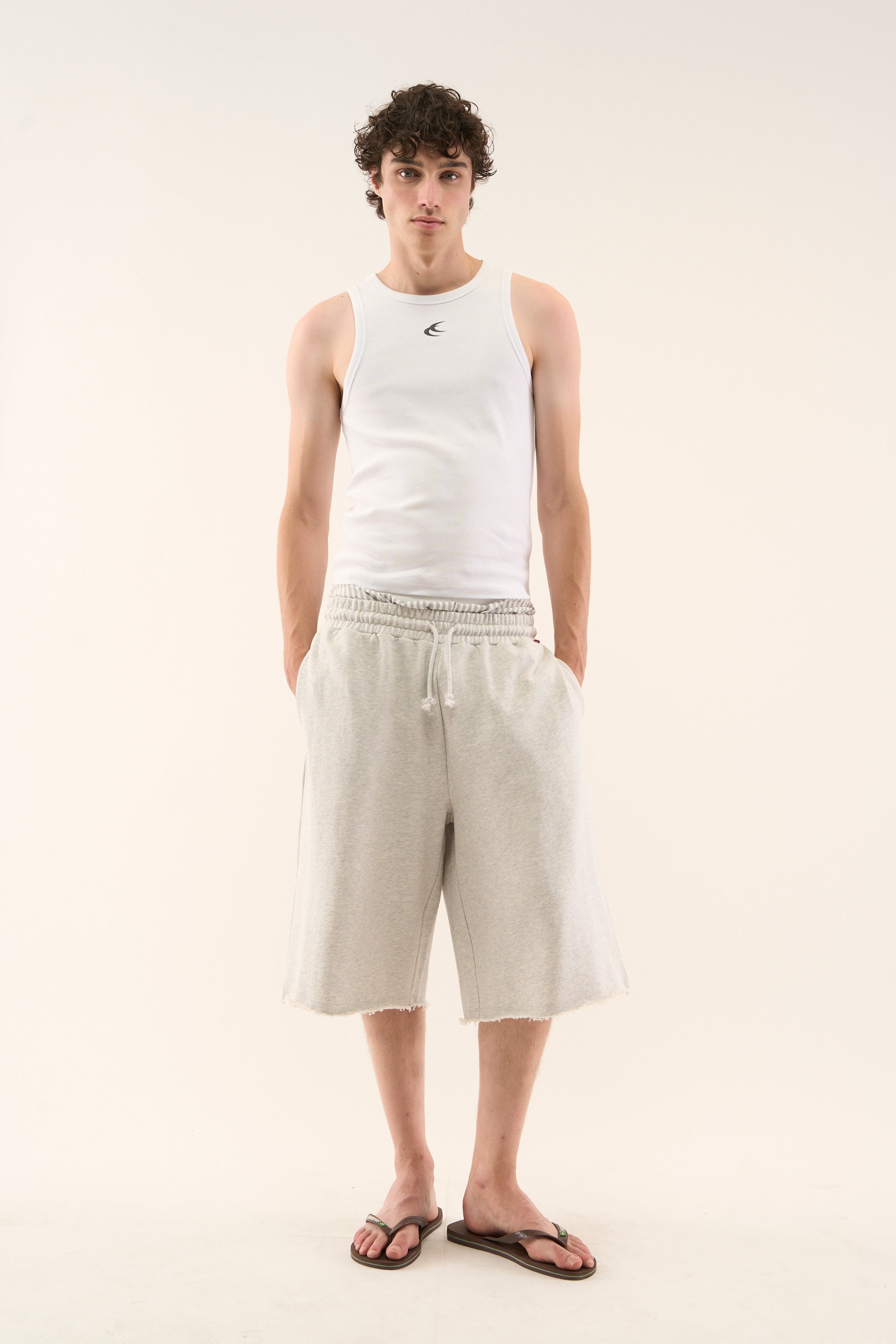 Short gris chiné SCFF