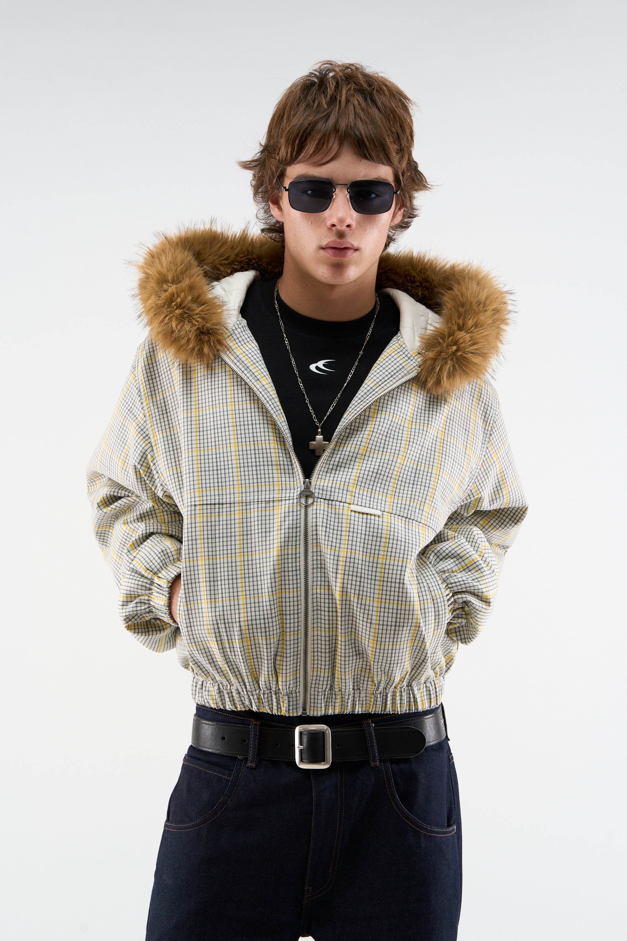 Veste de travail à carreaux