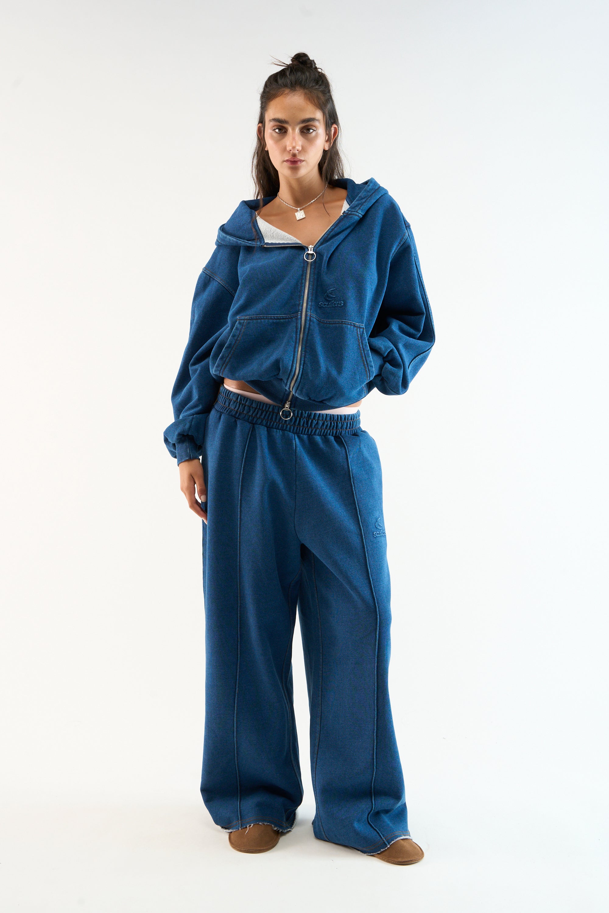 Fermeture éclair en denim Scff