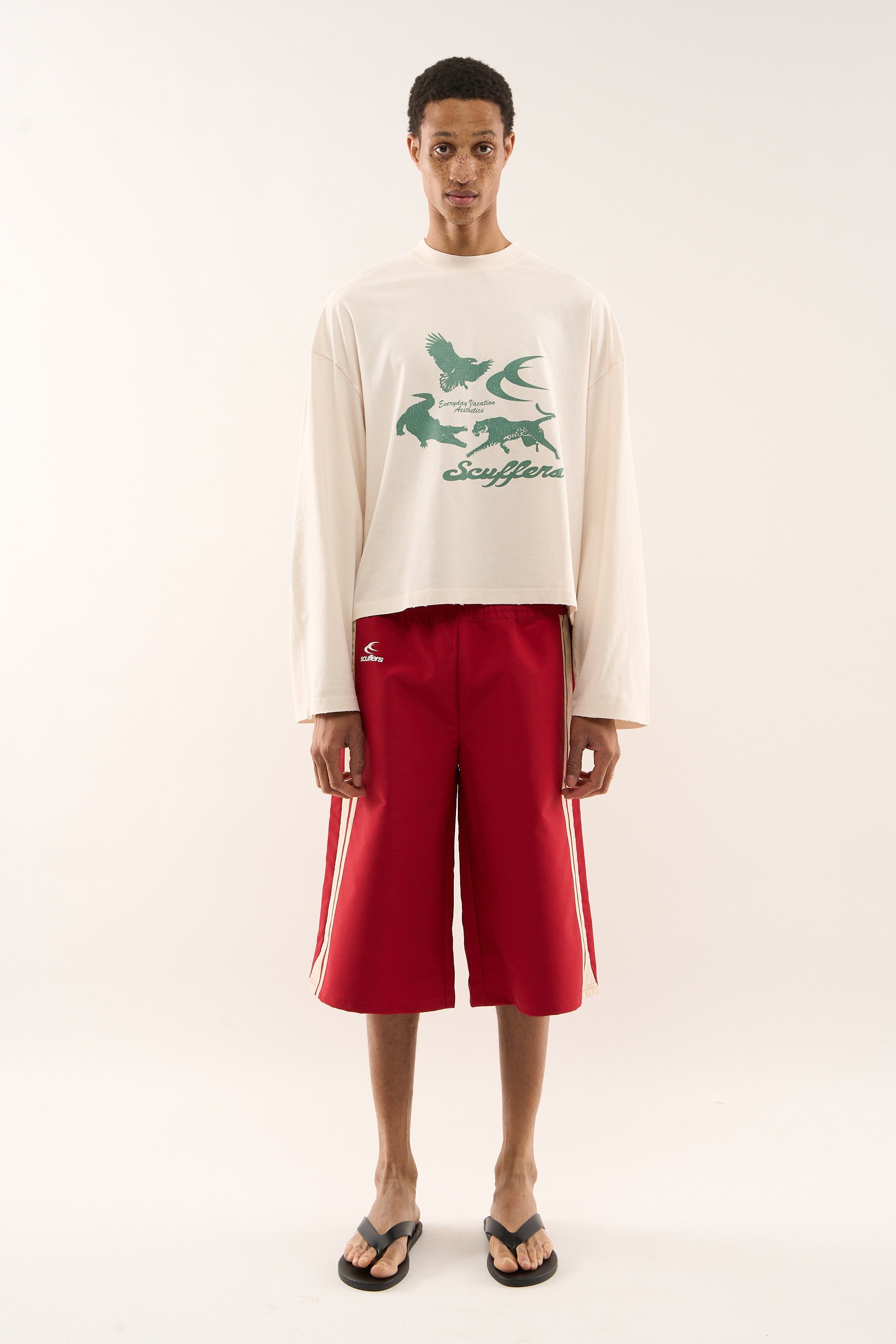 Afrique Ecru Manches longues