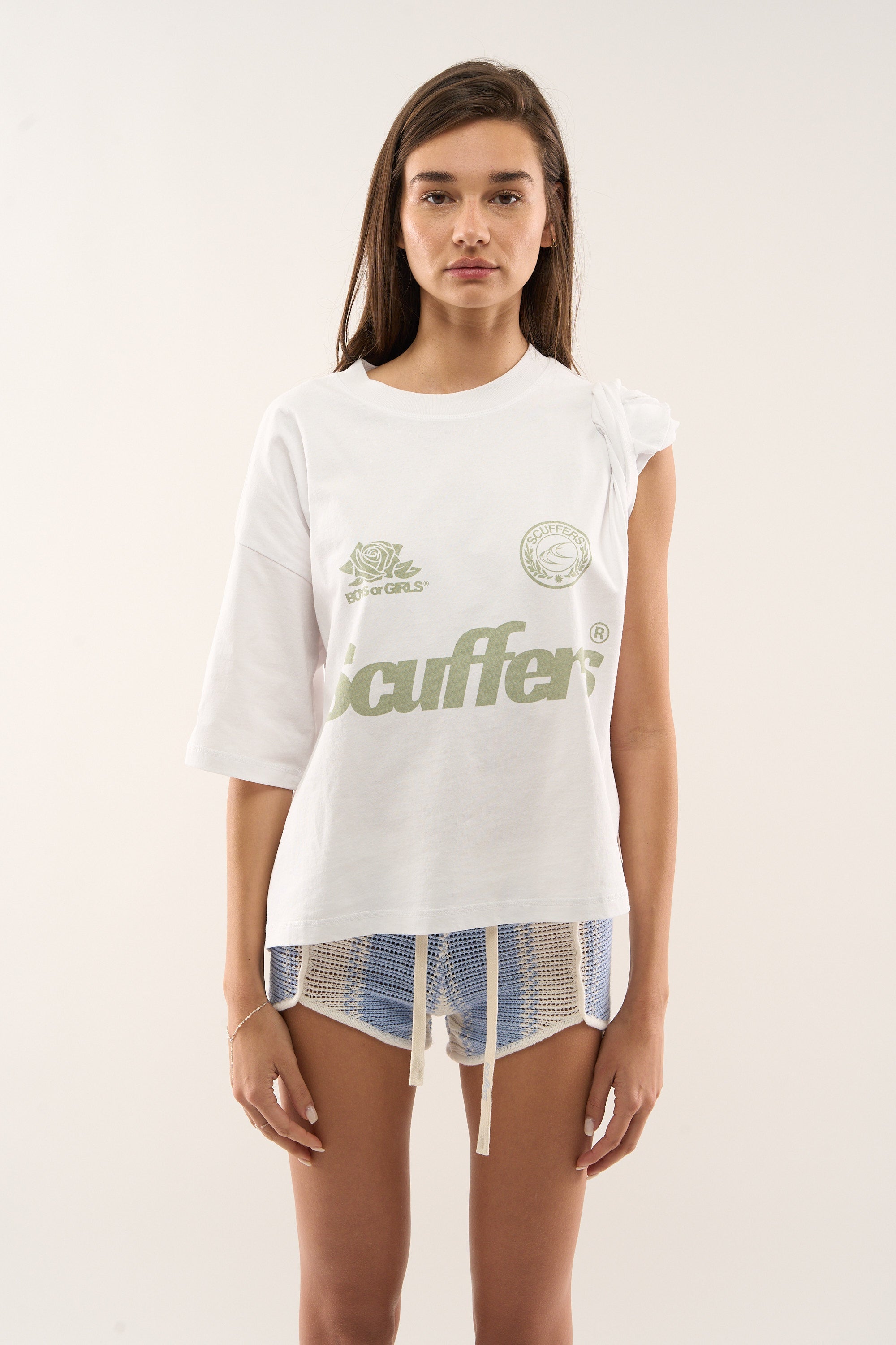 T-shirt blanc nacré