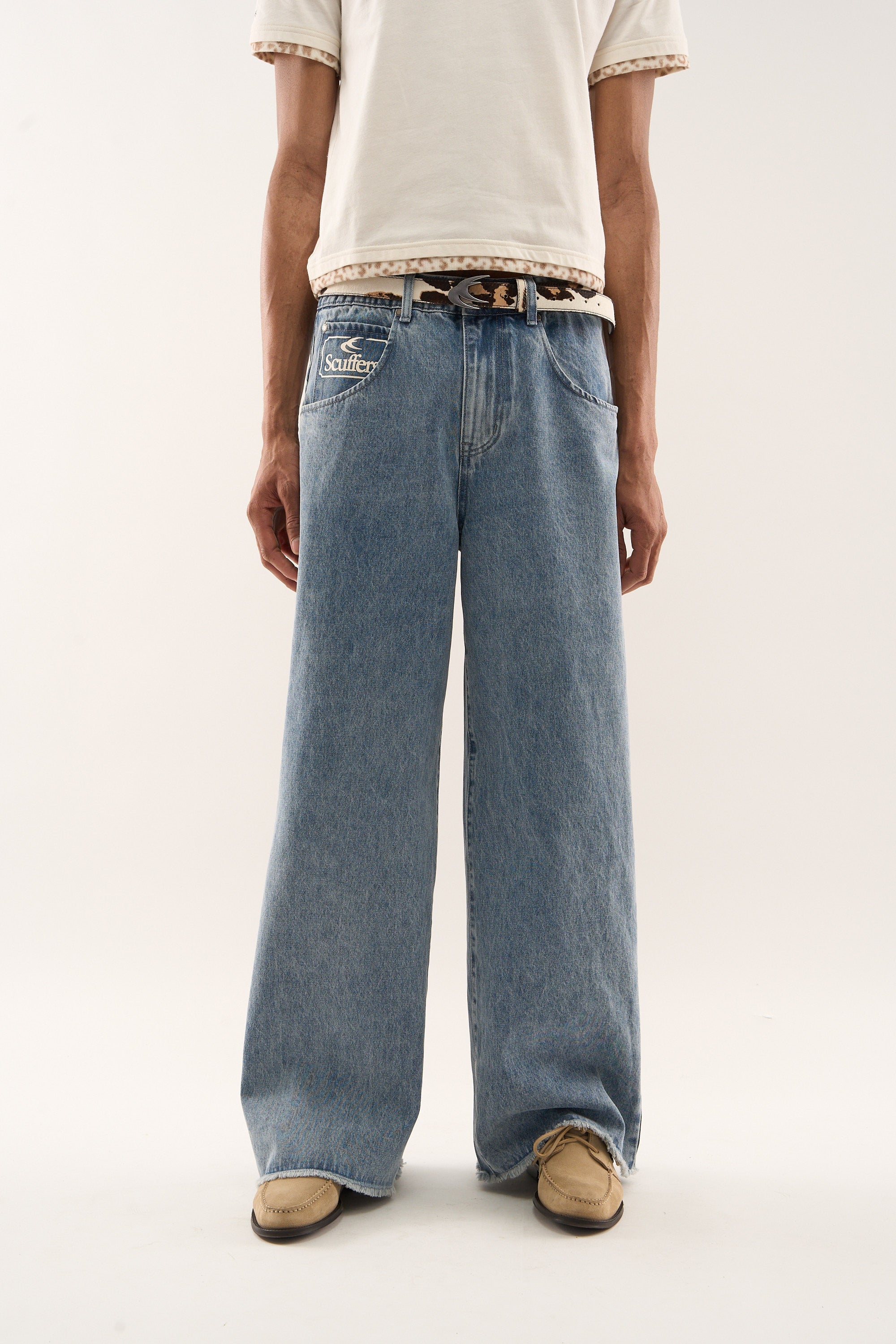 Pantalon bleu coquin