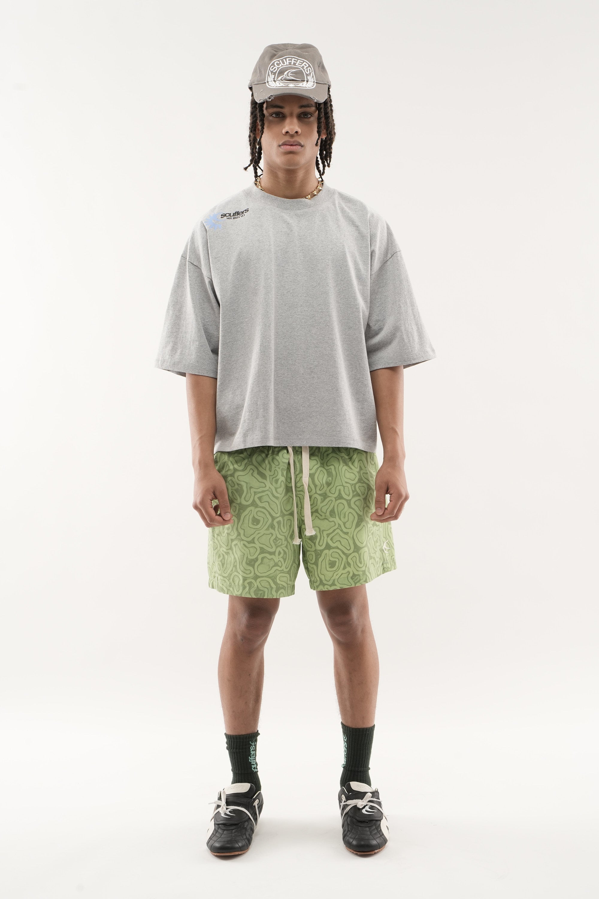 T-shirt gris clair « Not Ibiza Again »