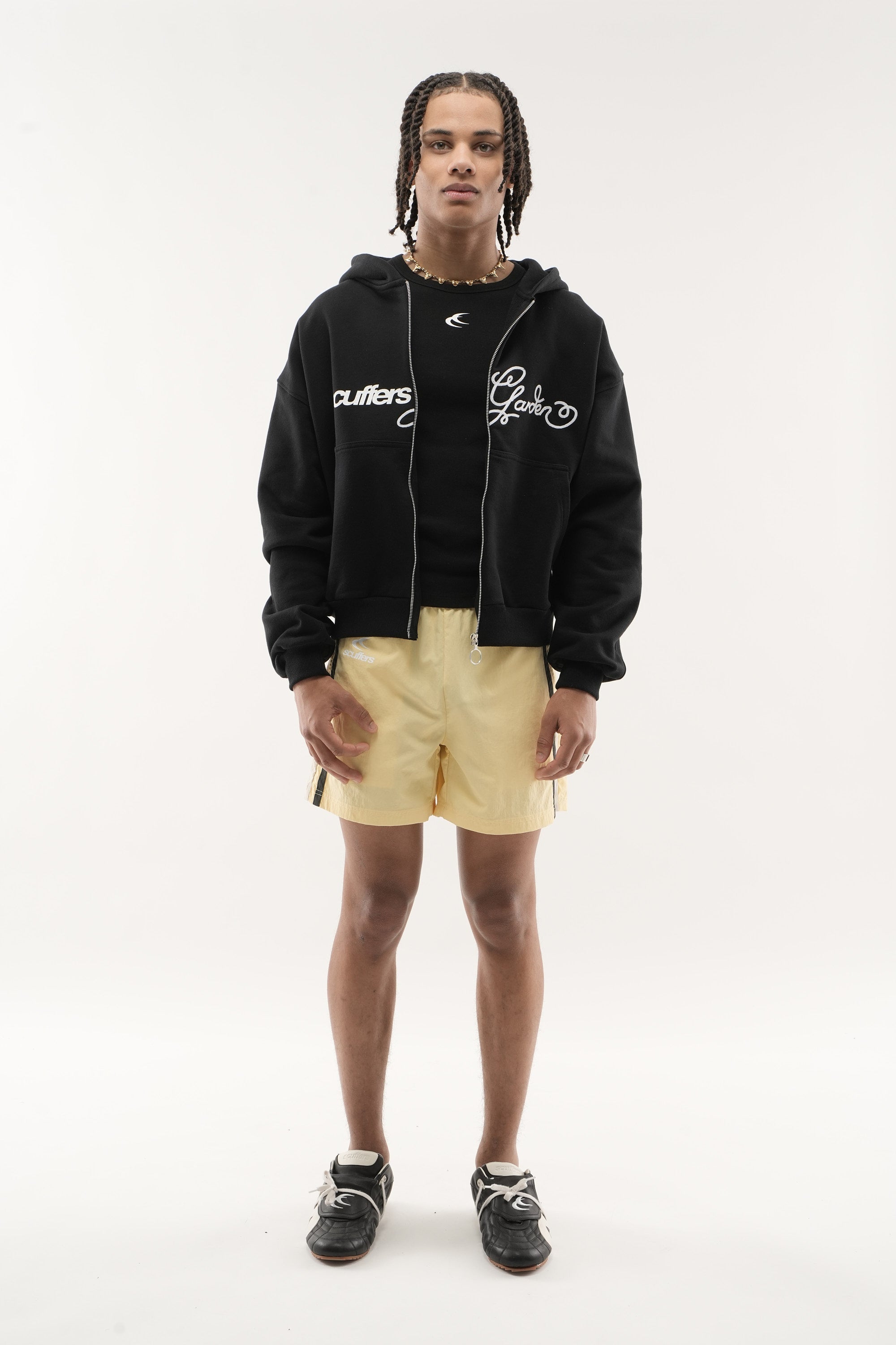 Fermeture éclair noire pour jardin