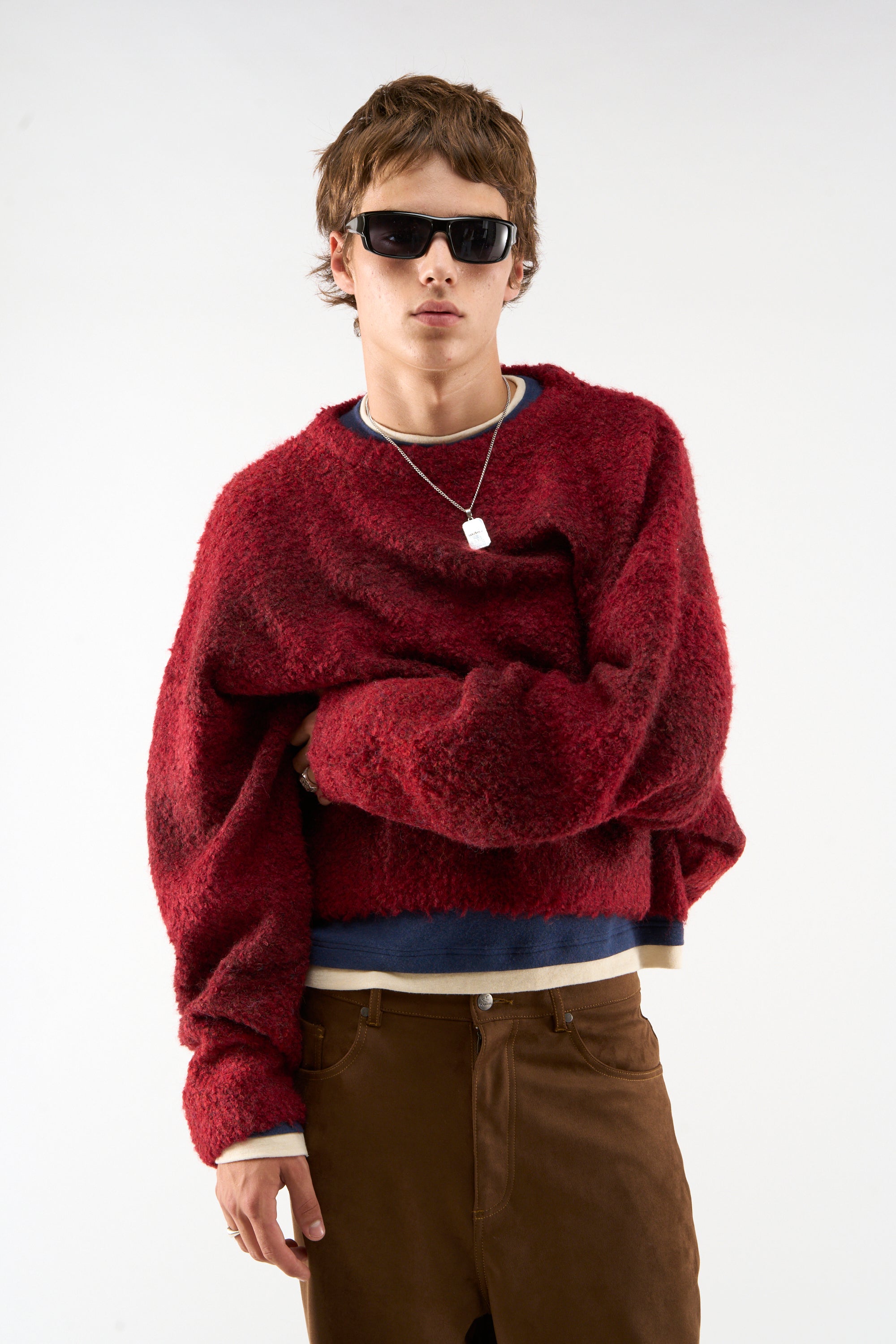 Tricot rouge spécial