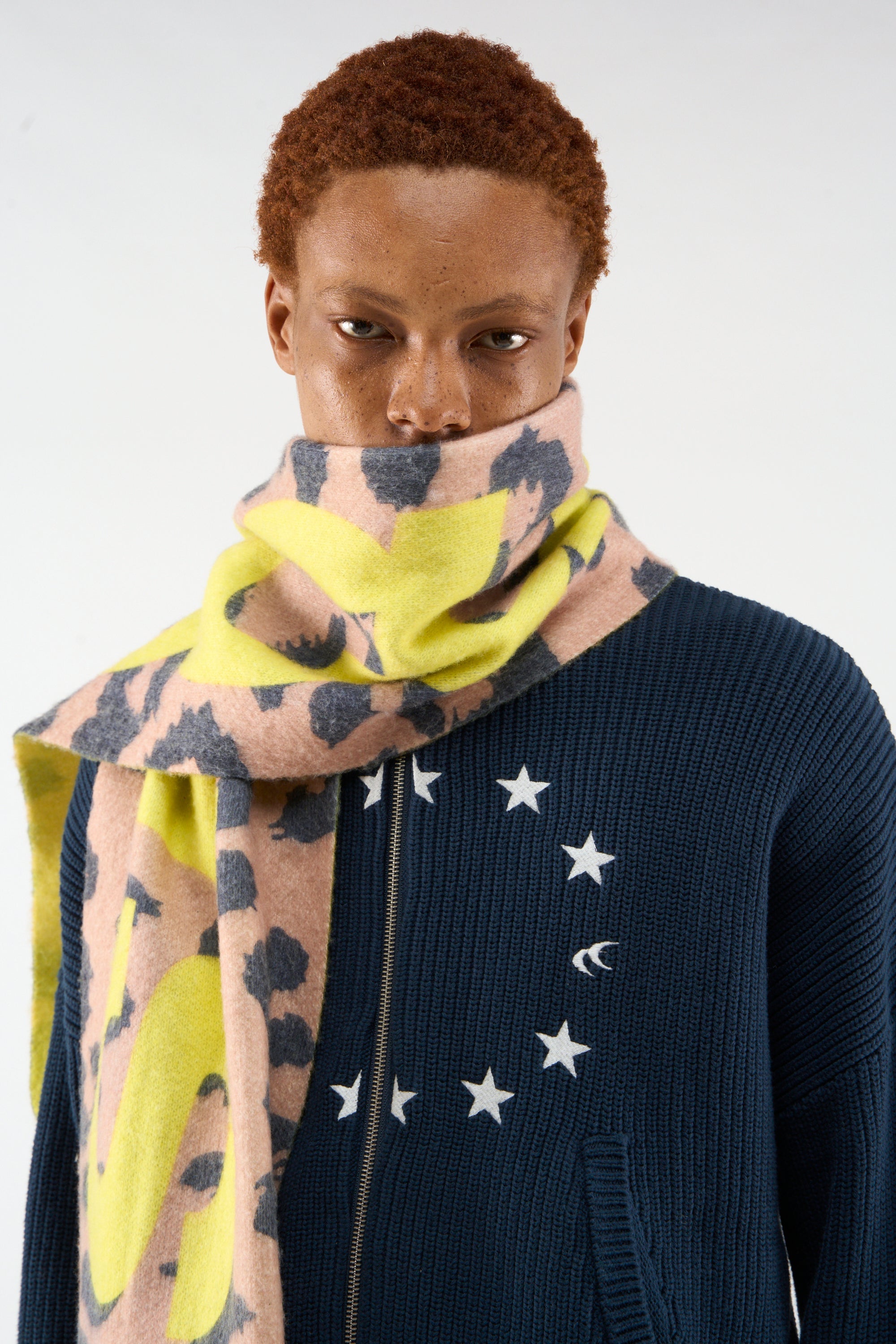 Écharpe jaune safari