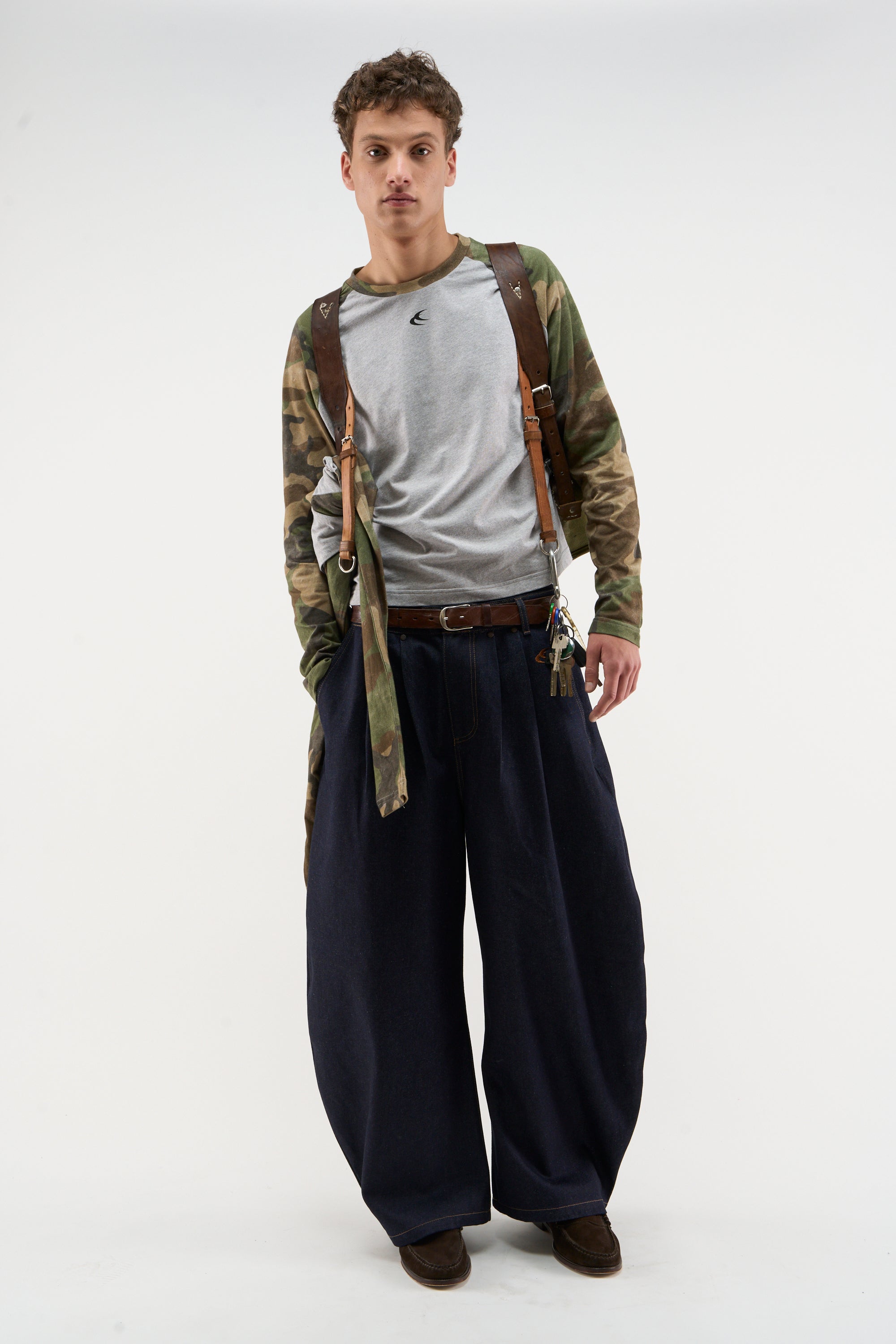 T-shirt à manches longues camouflage sport