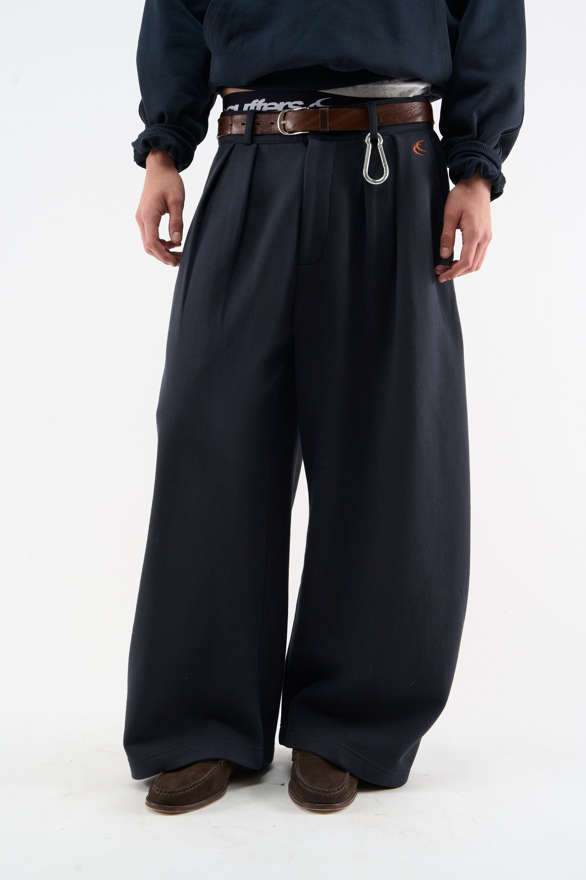 Pantalon de survêtement bleu marine Shell