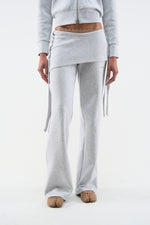 Pantalon gris chiné confortable