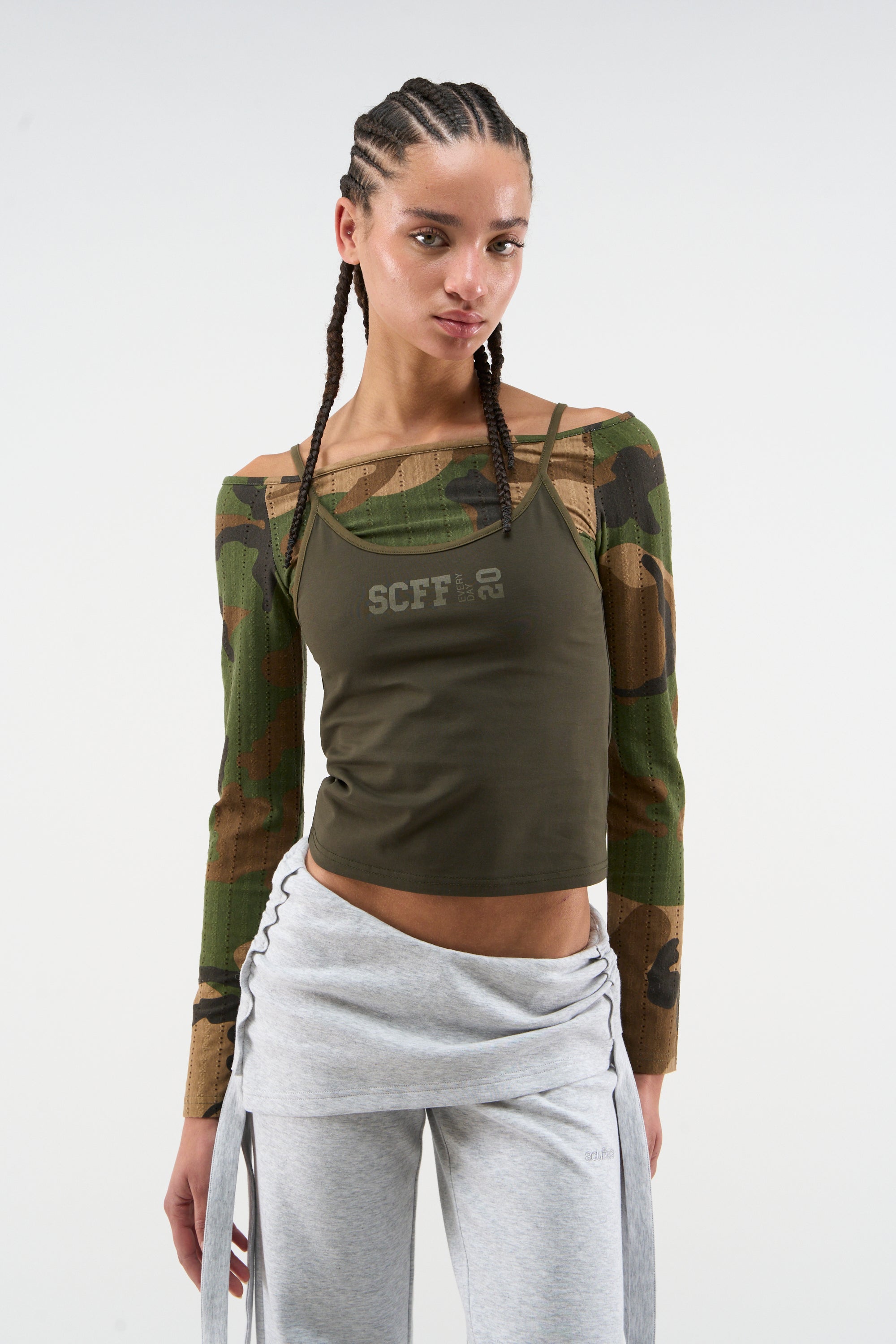 Chemise à manches longues Kin Camo