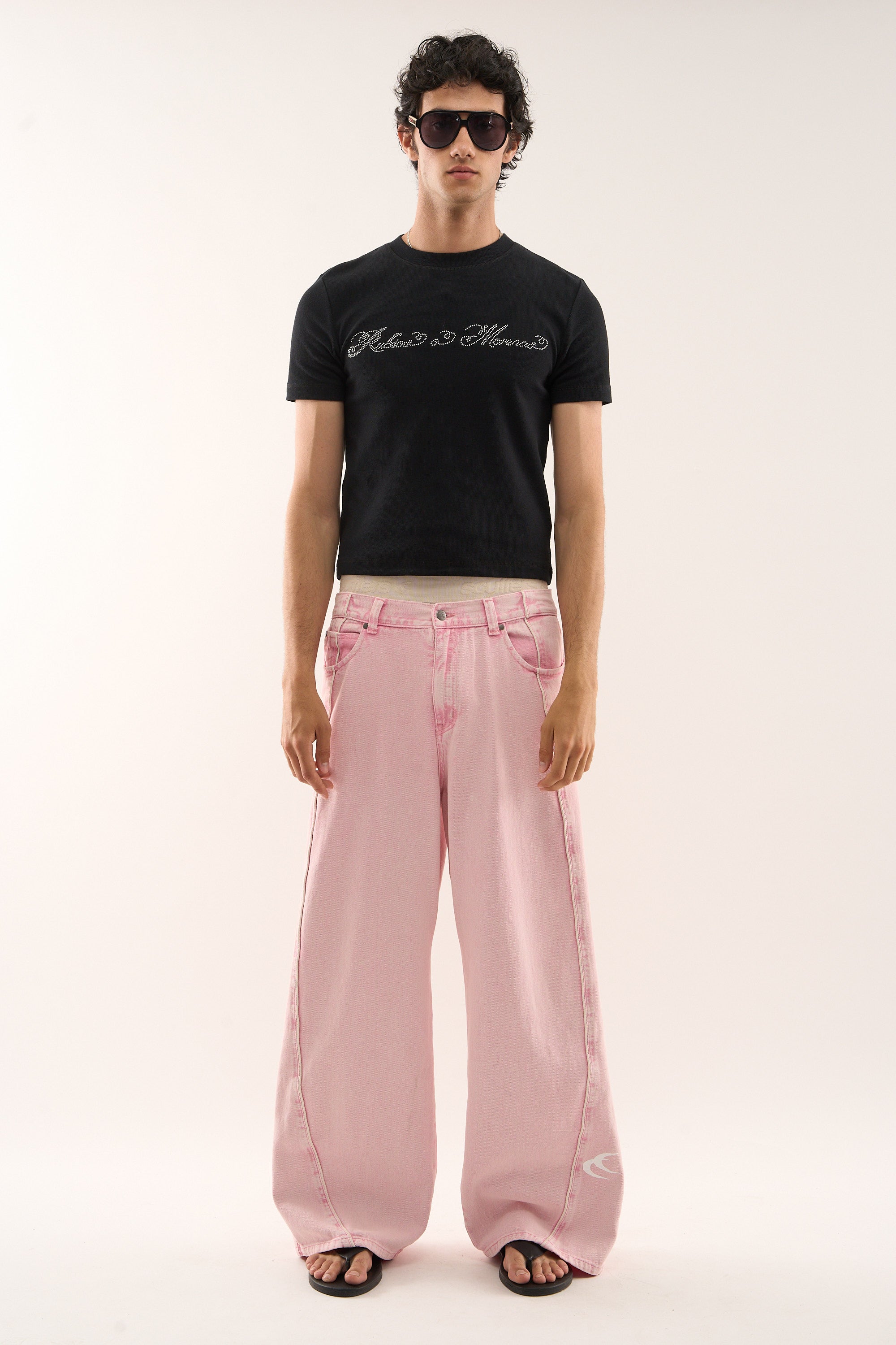 Pantalon rose Mowa