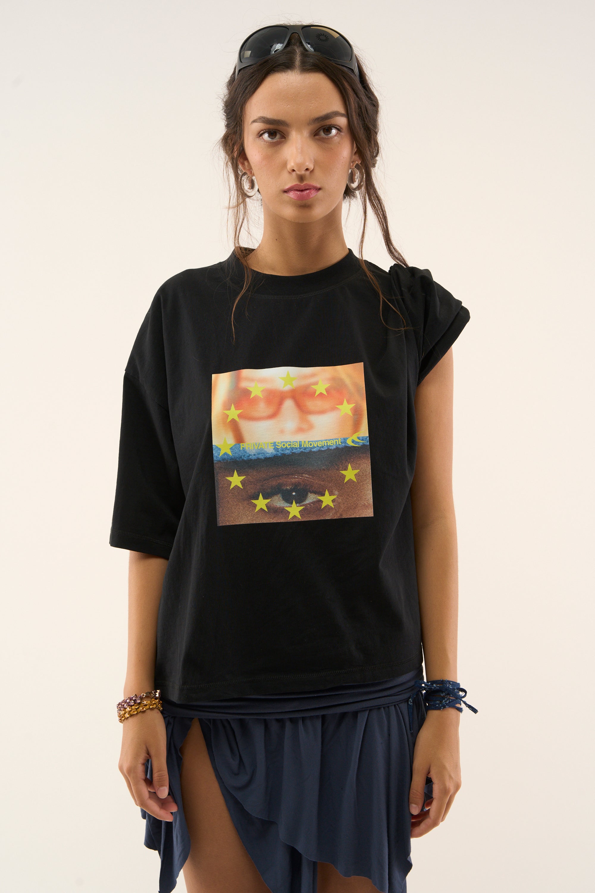 T-shirt noir de film