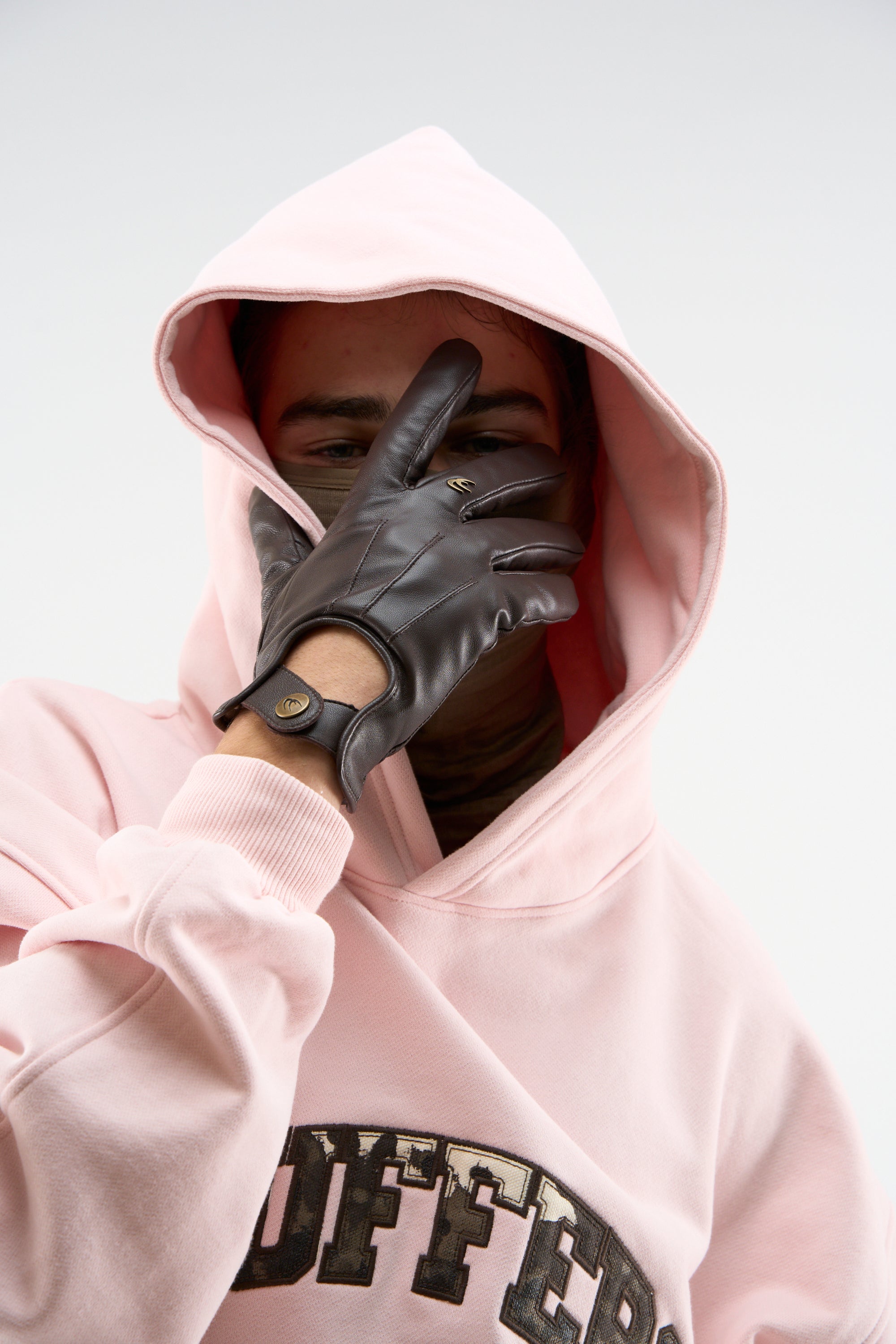 Leather Brown Gloves