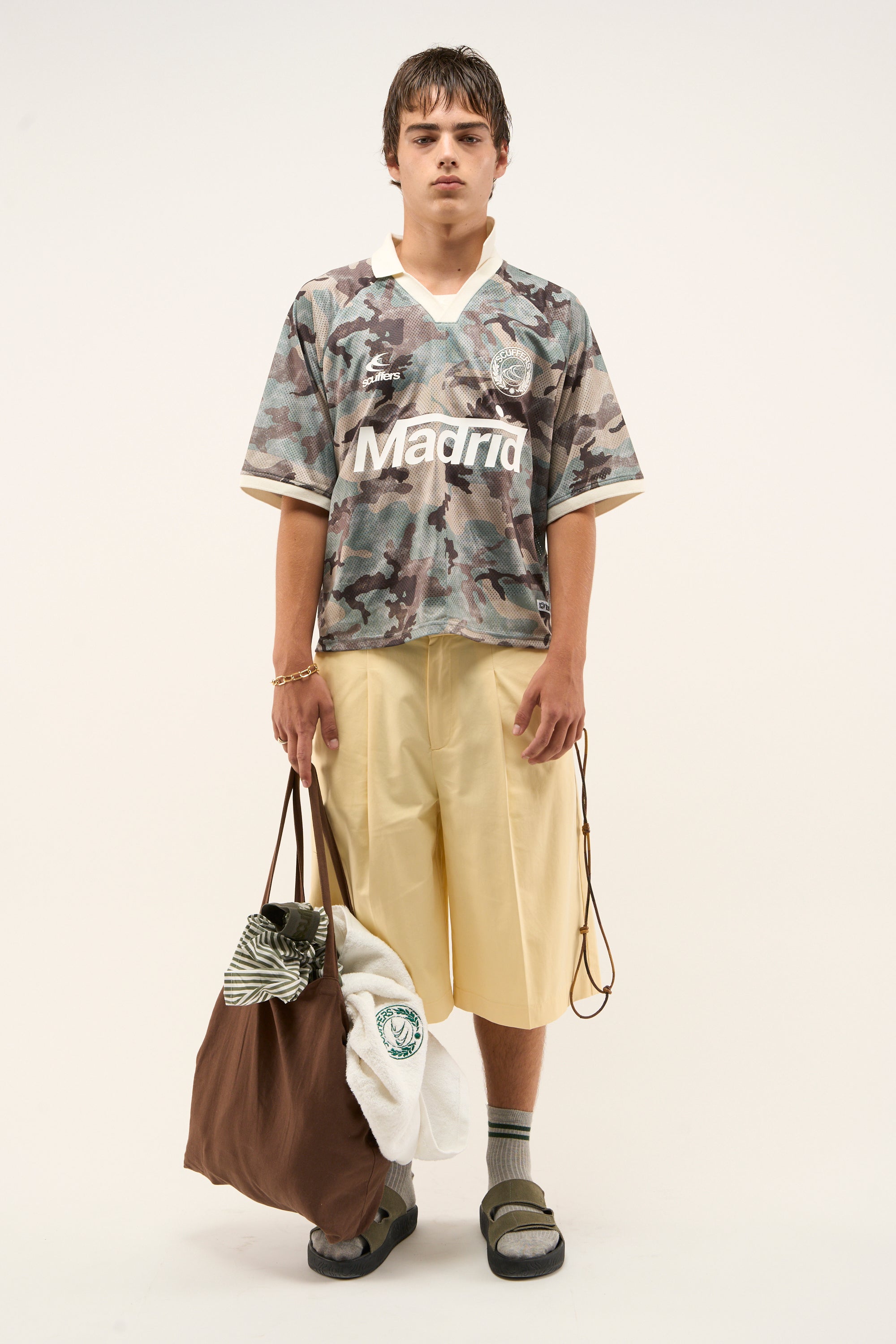 T-shirt de football camouflage Madrid